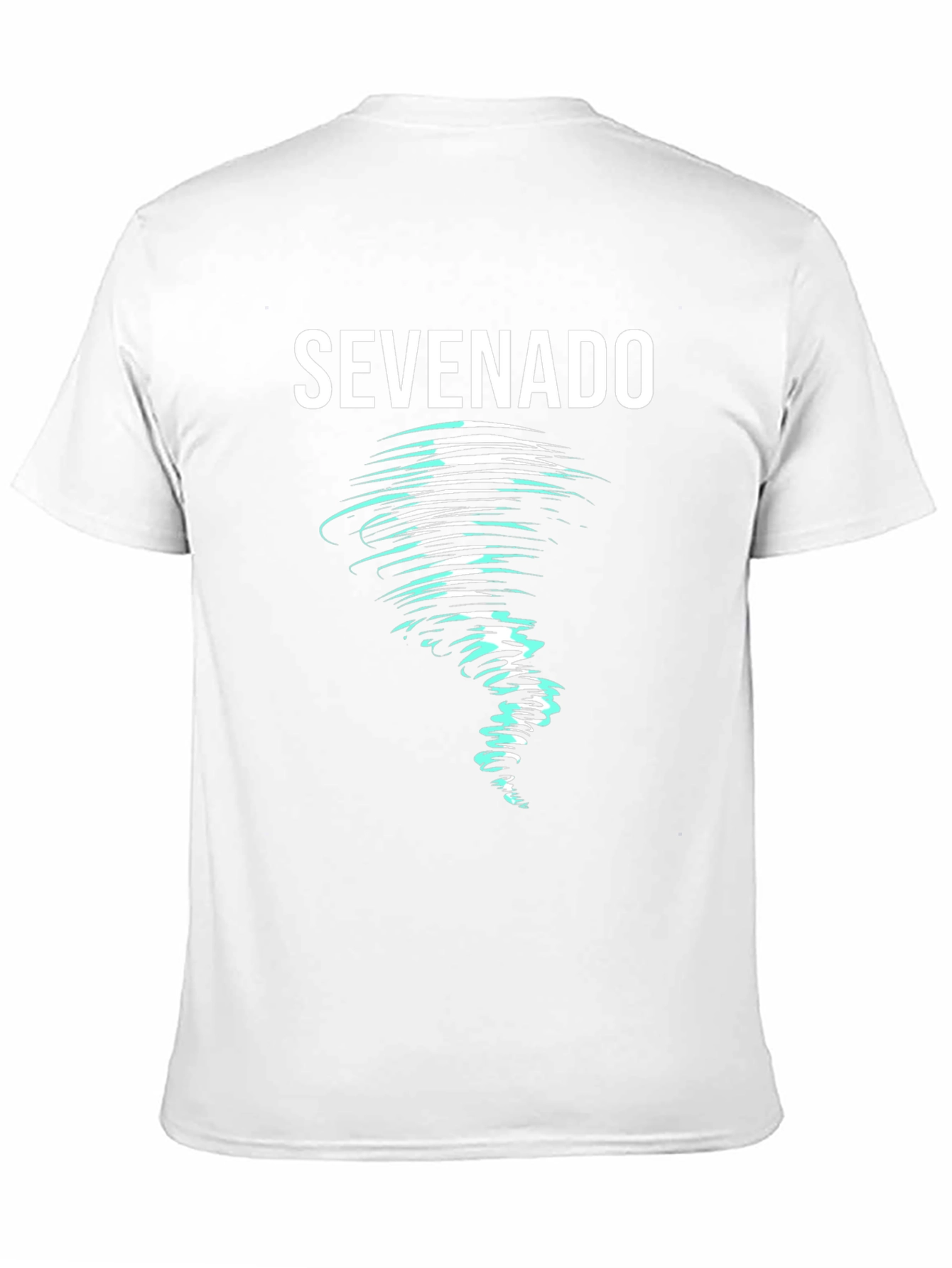 Black Sevenado Tornado Graphic T-Shirt - Unique Design view 11