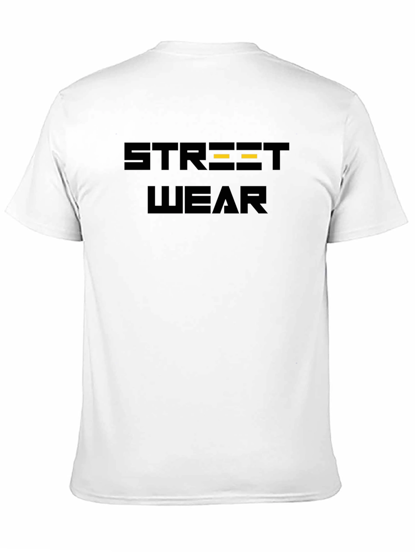Black Streetwear Graphic Tee - Black Cotton Blend view 11