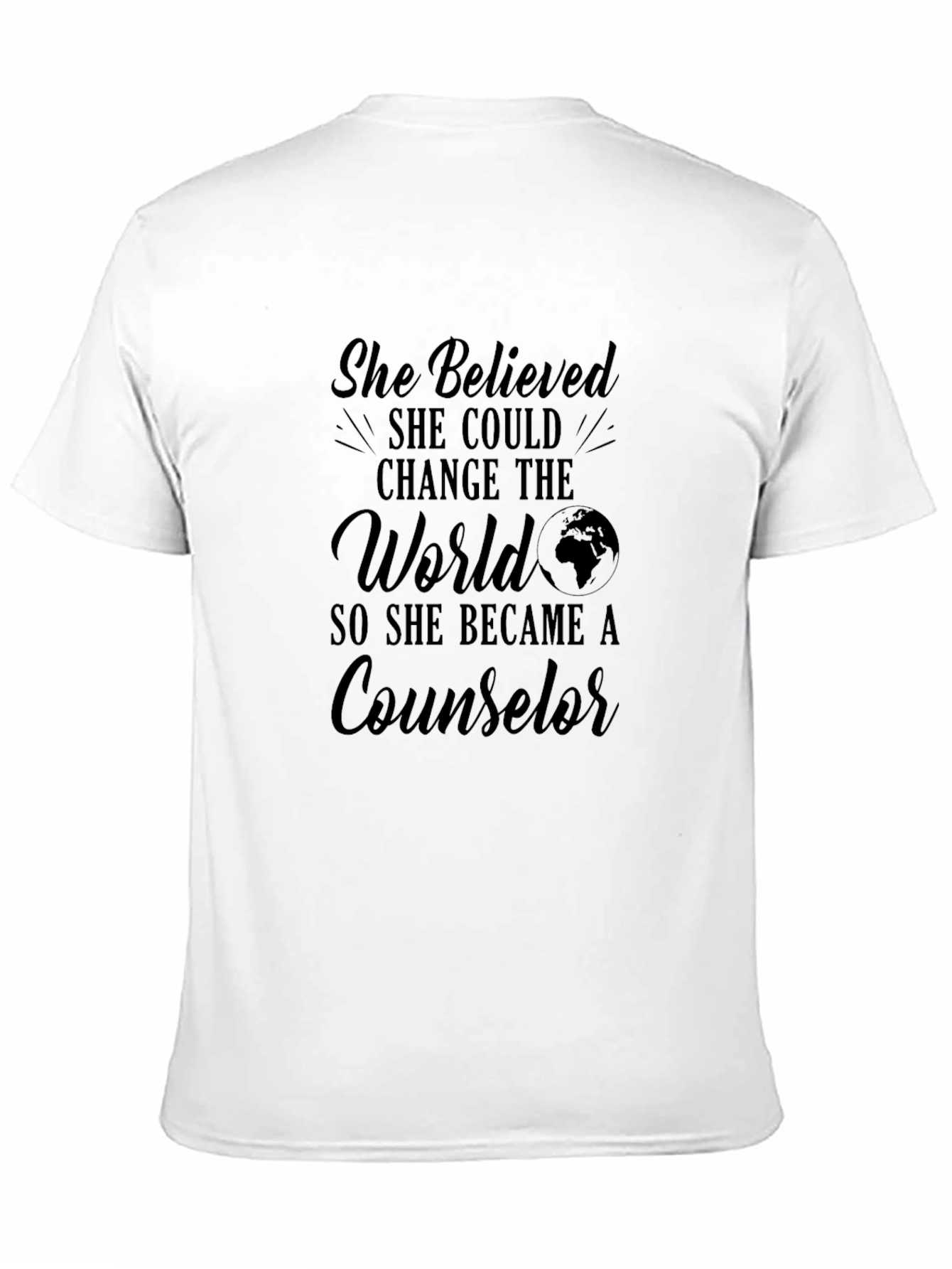 Black Counselor Empowerment Black T-Shirt view 11