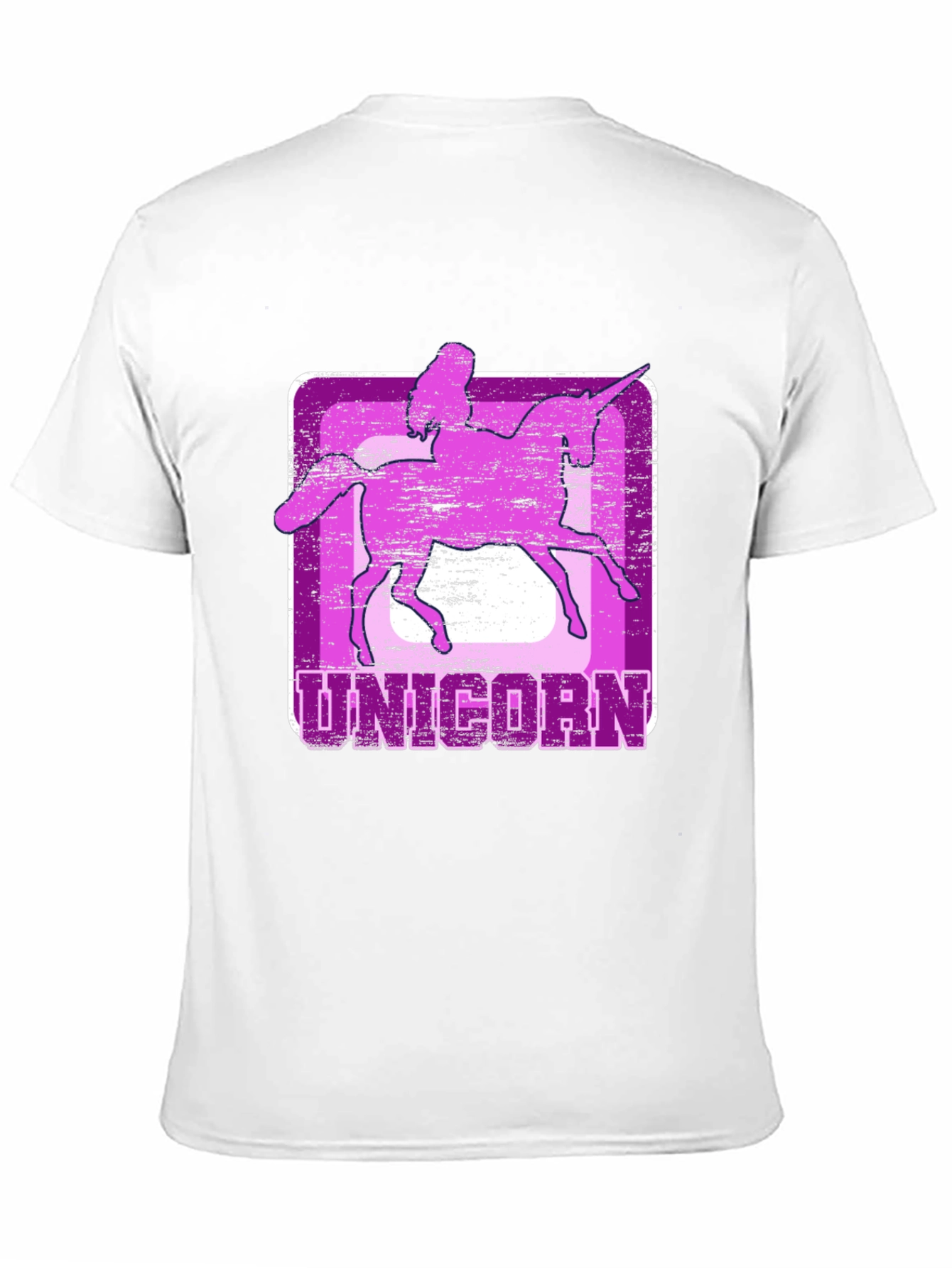 Black Unicorn Graphic Tee - Fun, Stylish Men's T-Shirt view 11