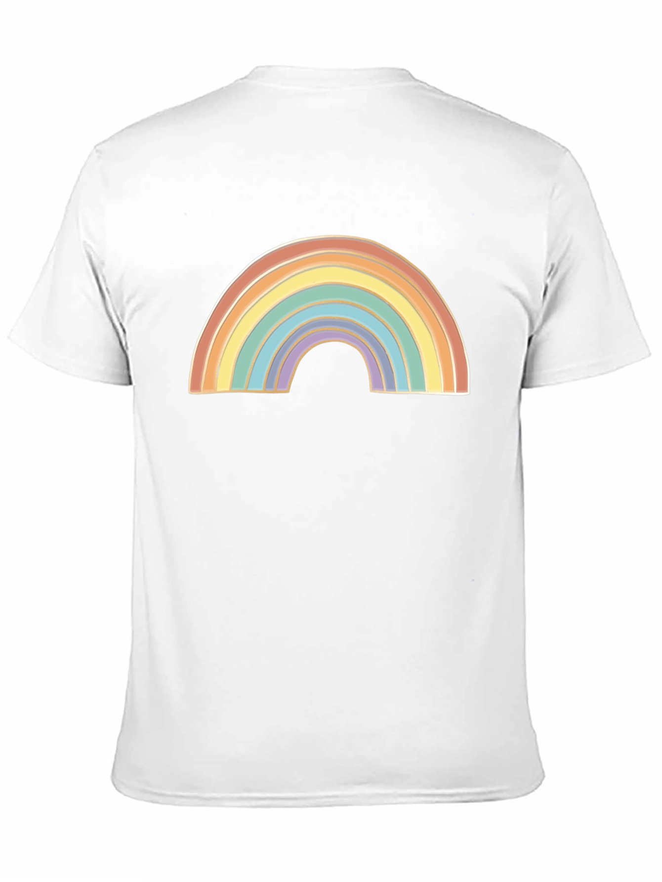 Black Rainbow Graphic Black T-Shirt view 11