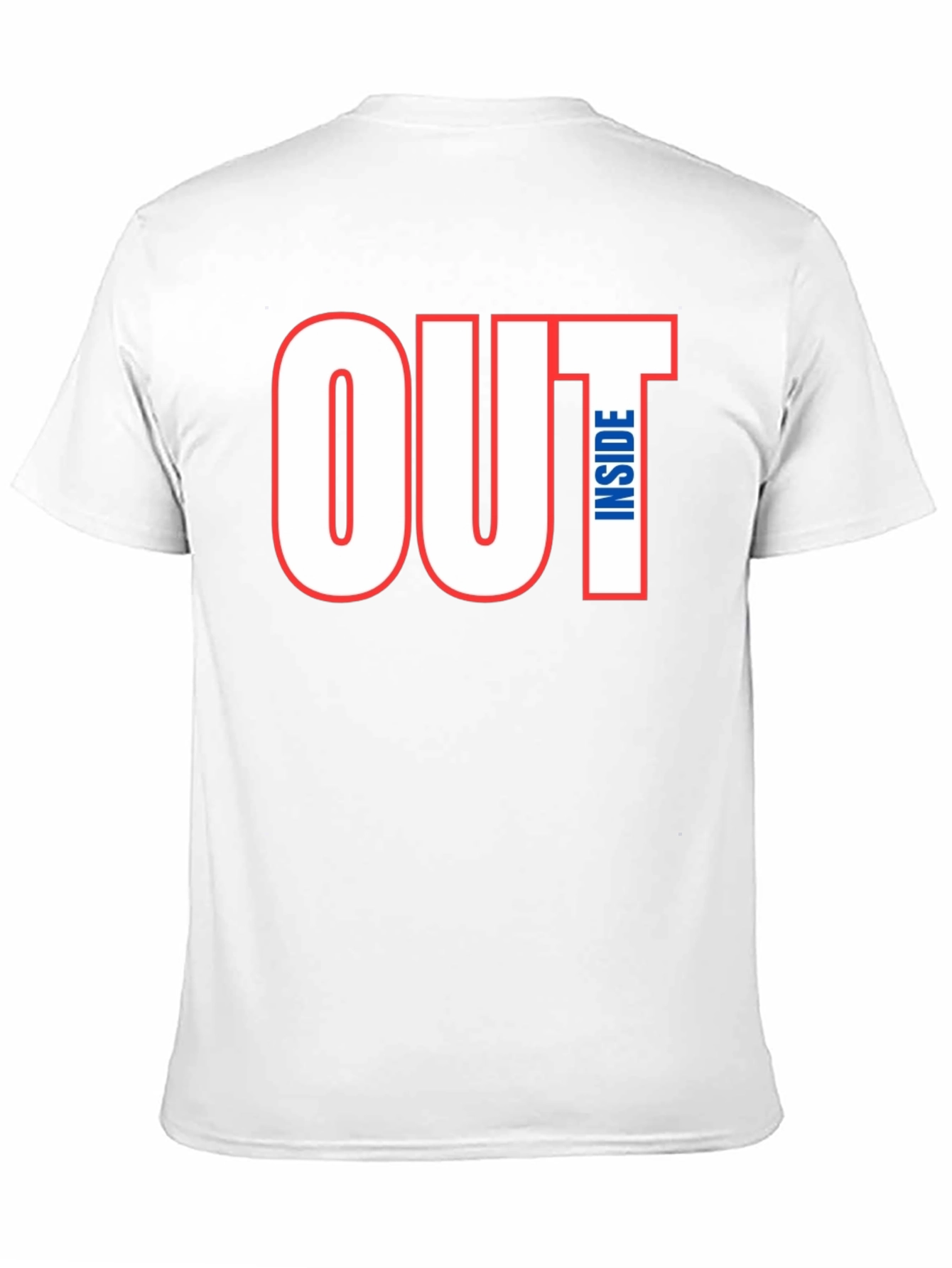 Black Out Inside Graphic Tee - Trendy Men's Black T-Shirt view 11