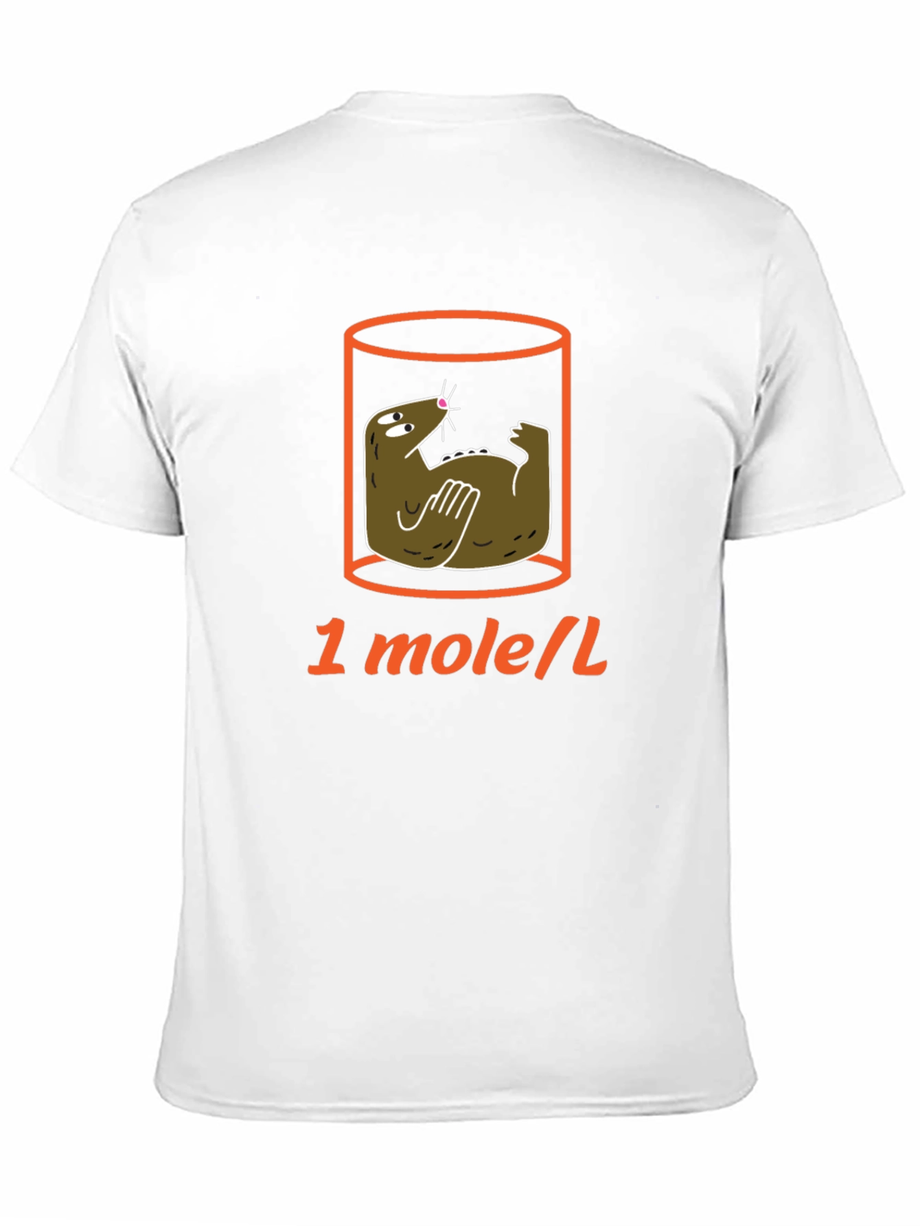 Black Funny Mole in a Jar T-Shirt - Science Humor Tee view 11