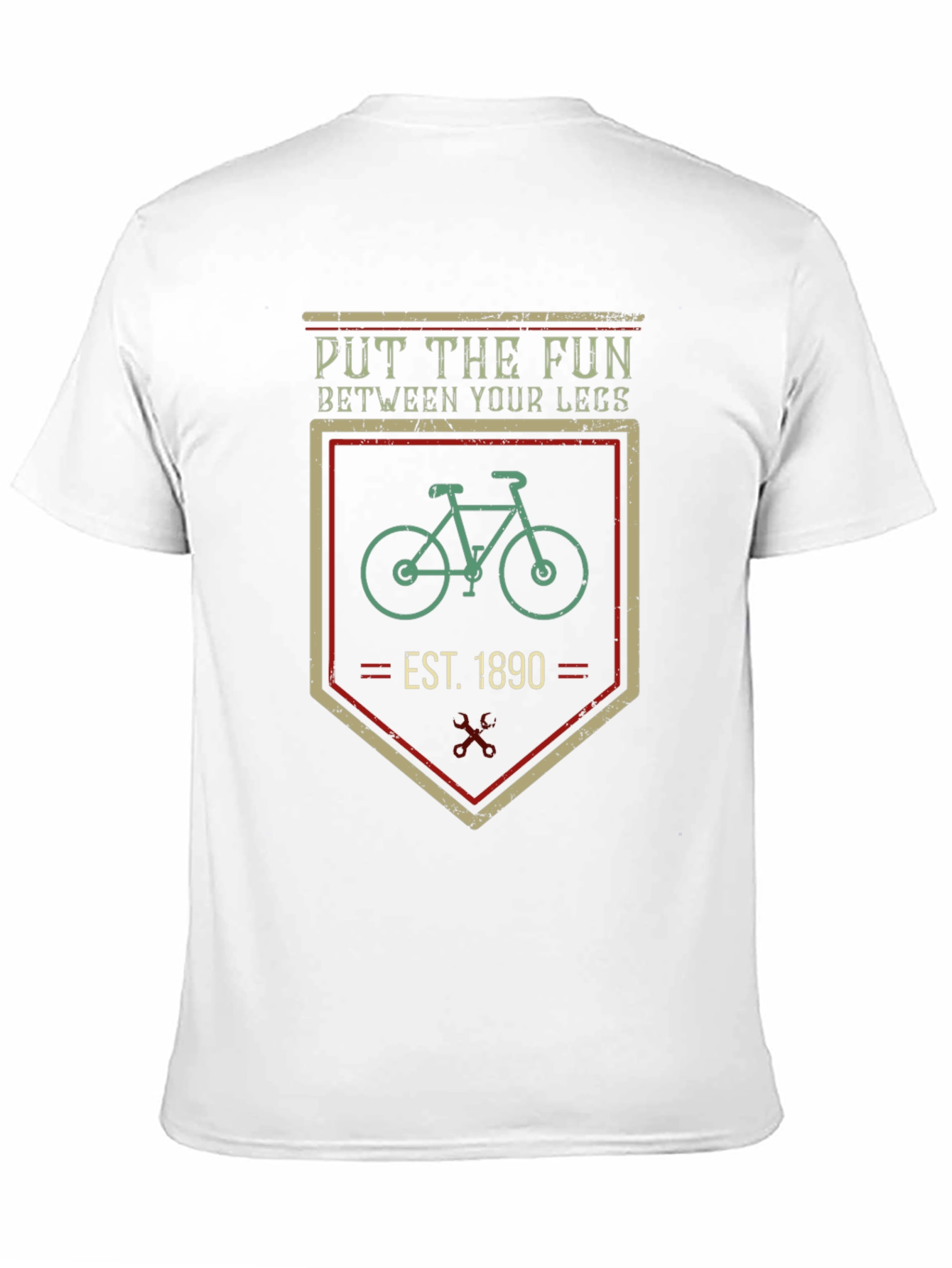 Black Fun Between Your Legs Bicycle T-Shirt view 11
