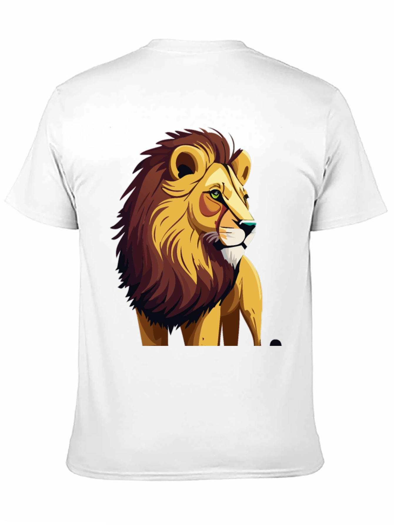 Black Lion Graphic Print Tee - Cool & Bold view 11