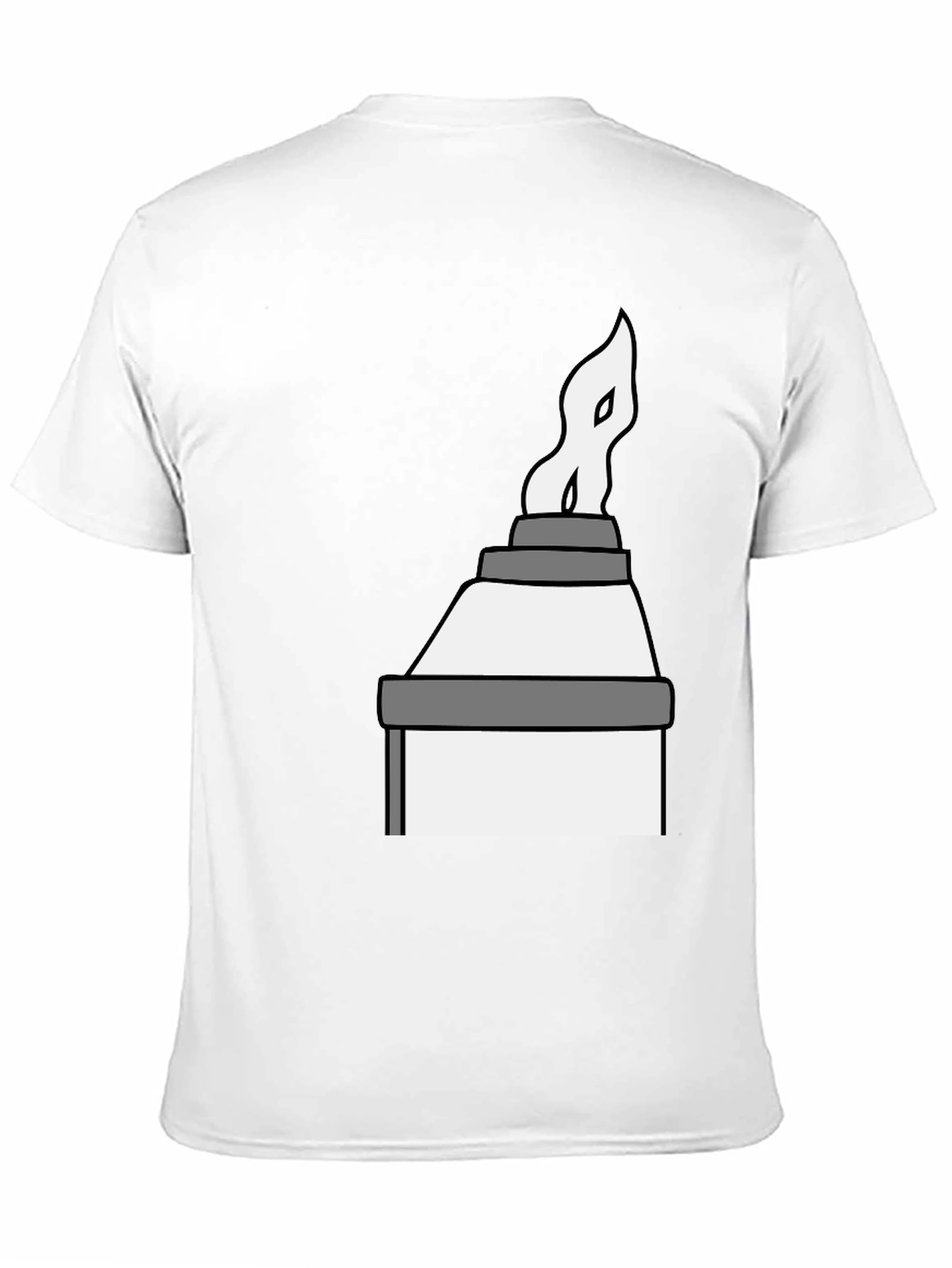 Black Cartoon Incinerator Graphic Tee view 11