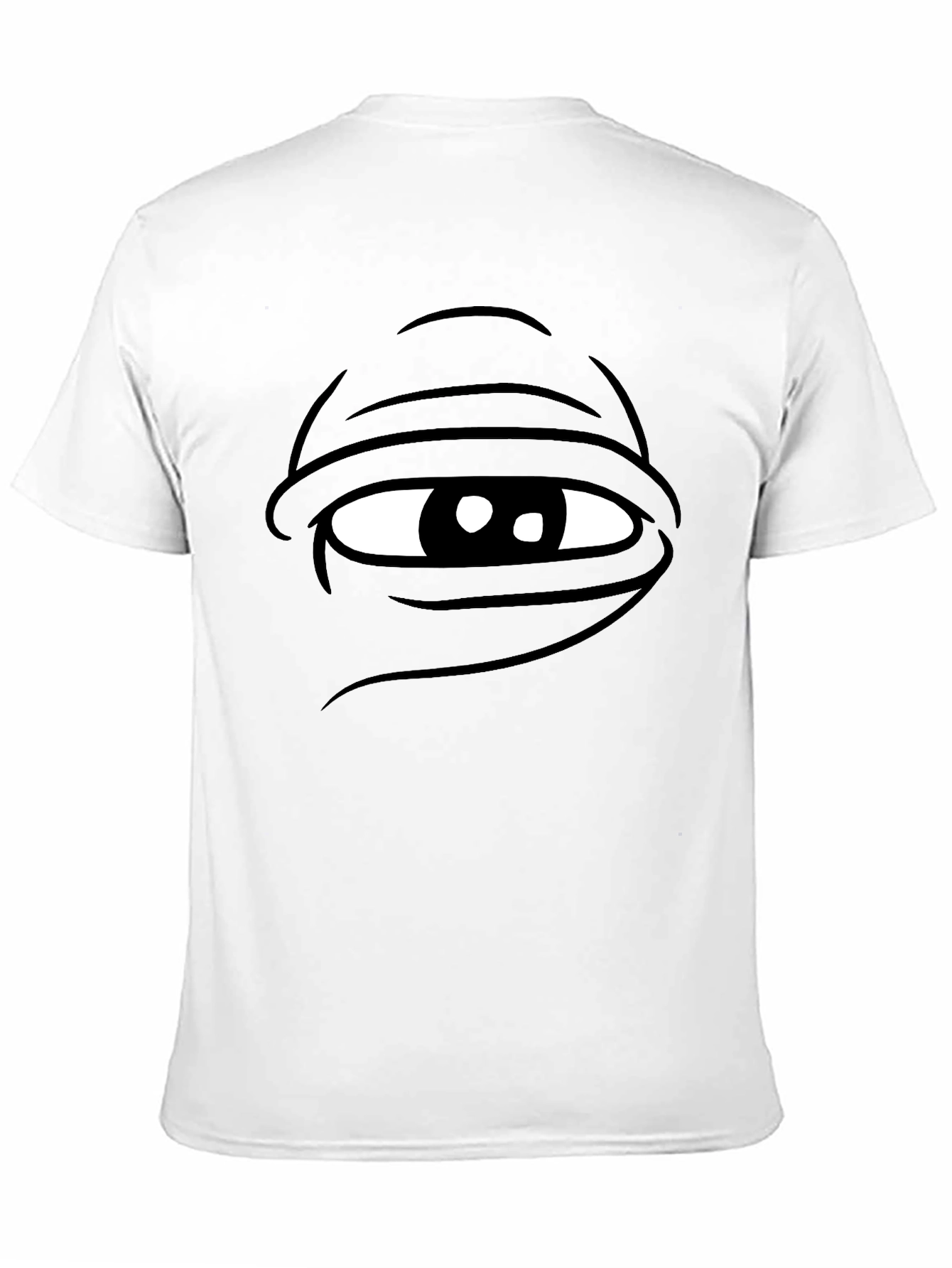 Black Pepe Eye Black T-Shirt - Adult Humor Graphic Tee view 11