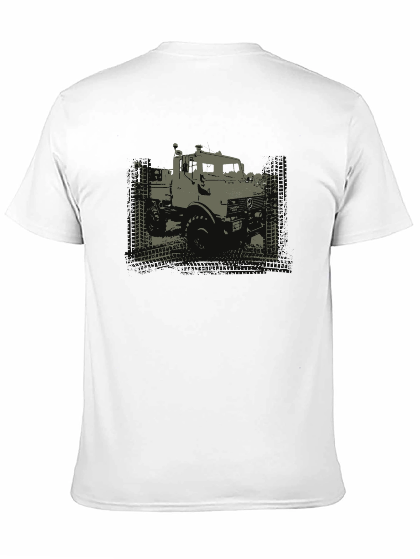 Black Off-Road Truck Graphic Tee - Black Cotton T-Shirt view 11