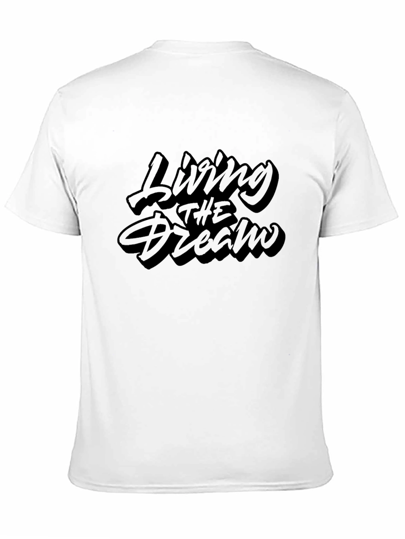 Black Living the Dream Black Graphic Tee view 11