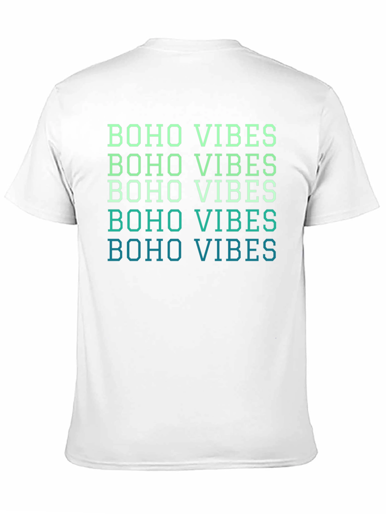 Black Boho Vibes Graphic Tee - Relaxed Fit Black T-Shirt view 11