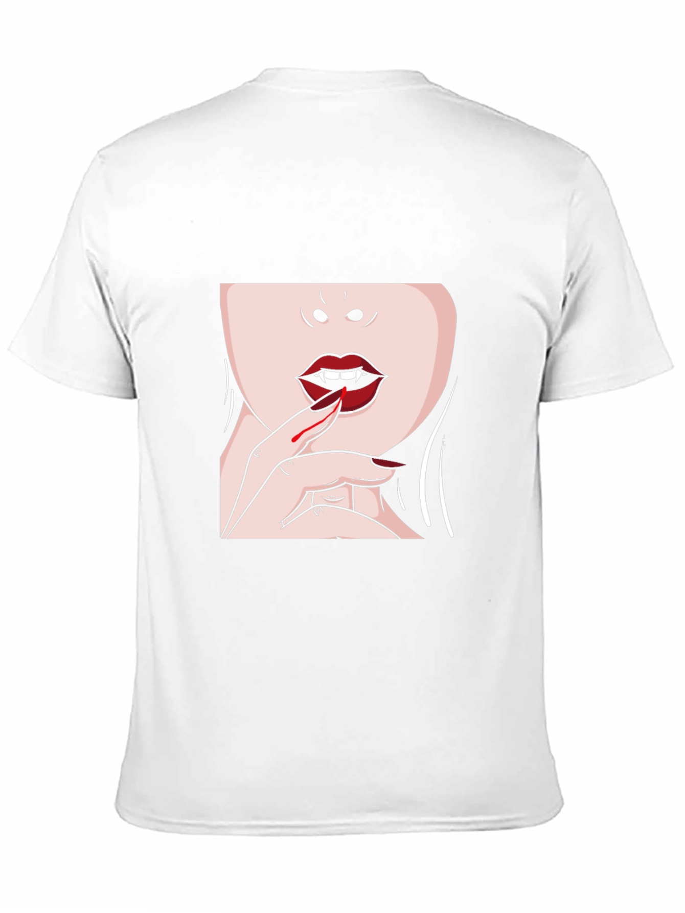 Black Vampire Kiss Graphic T-Shirt - Black view 11