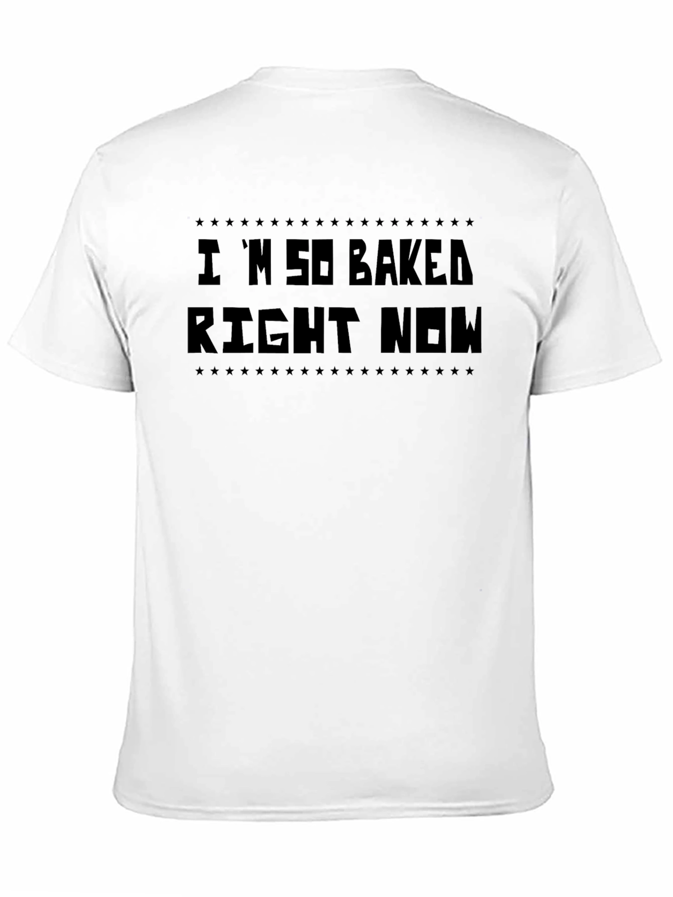 Black I'm So Baked Right Now Graphic Tee - Men's Black T-Shirt view 11
