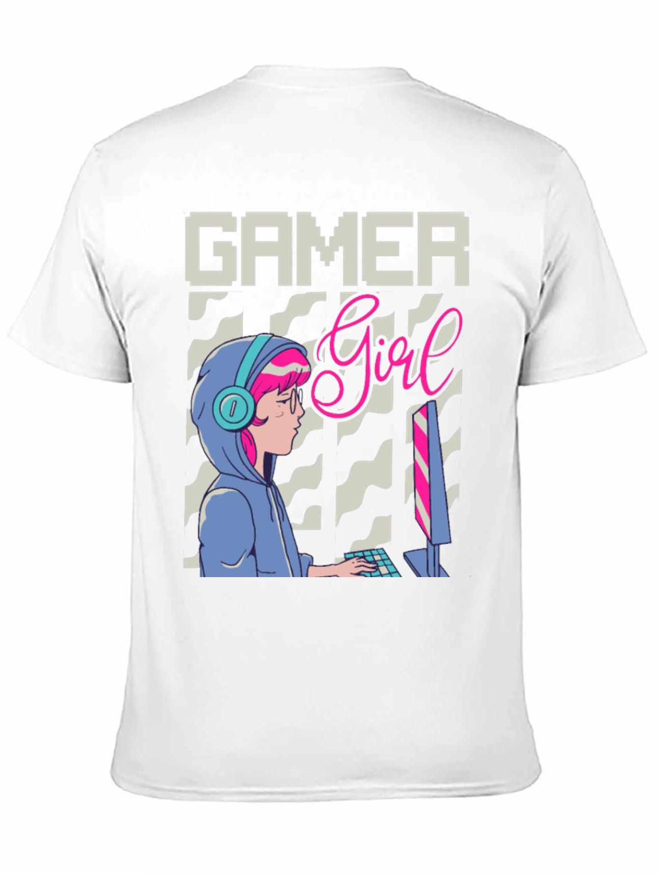 Black Gamer Girl Graphic Tee - Stylish Gaming Apparel view 11