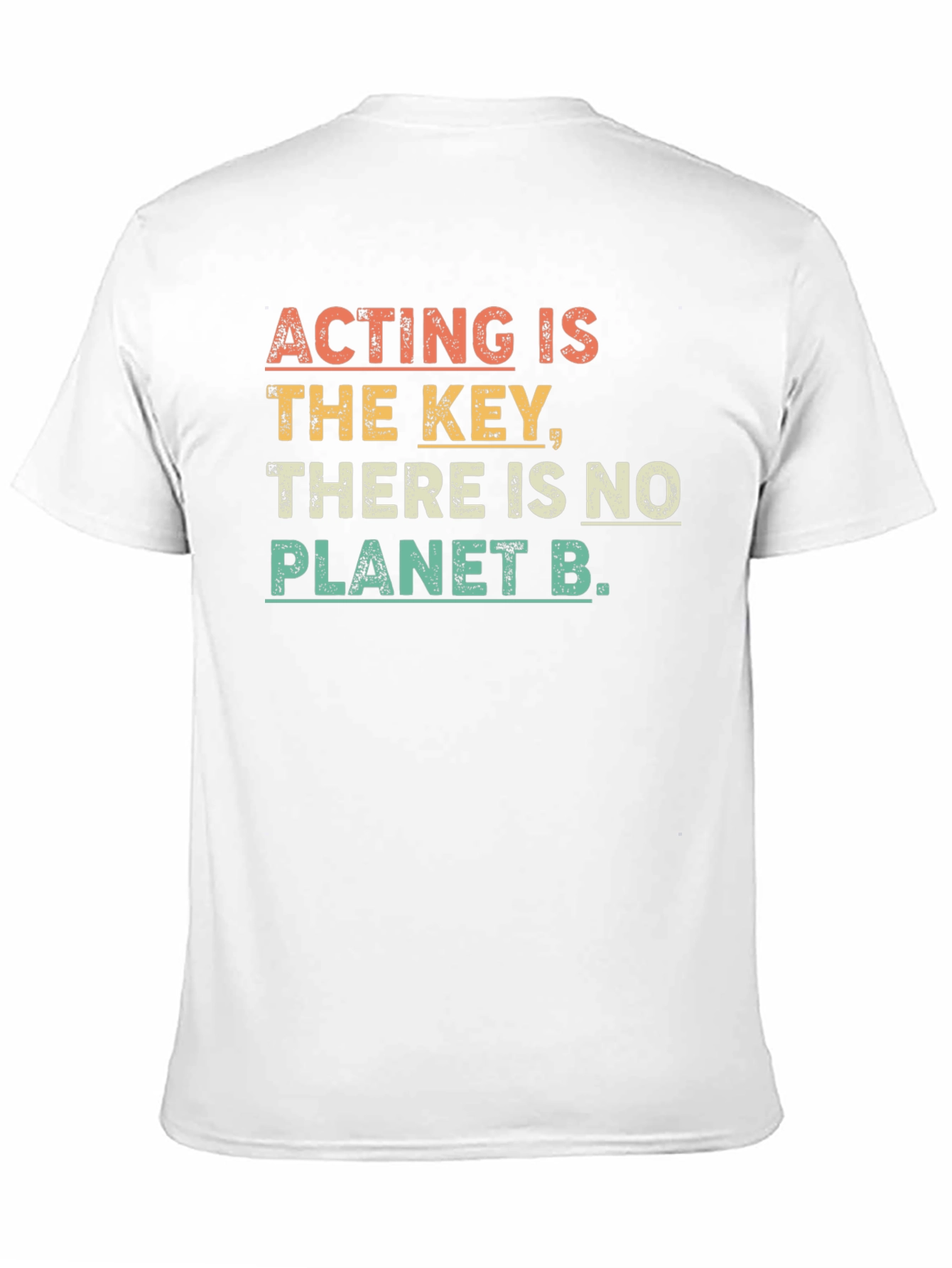 Black Acting is the Key Graphic Tee view 11
