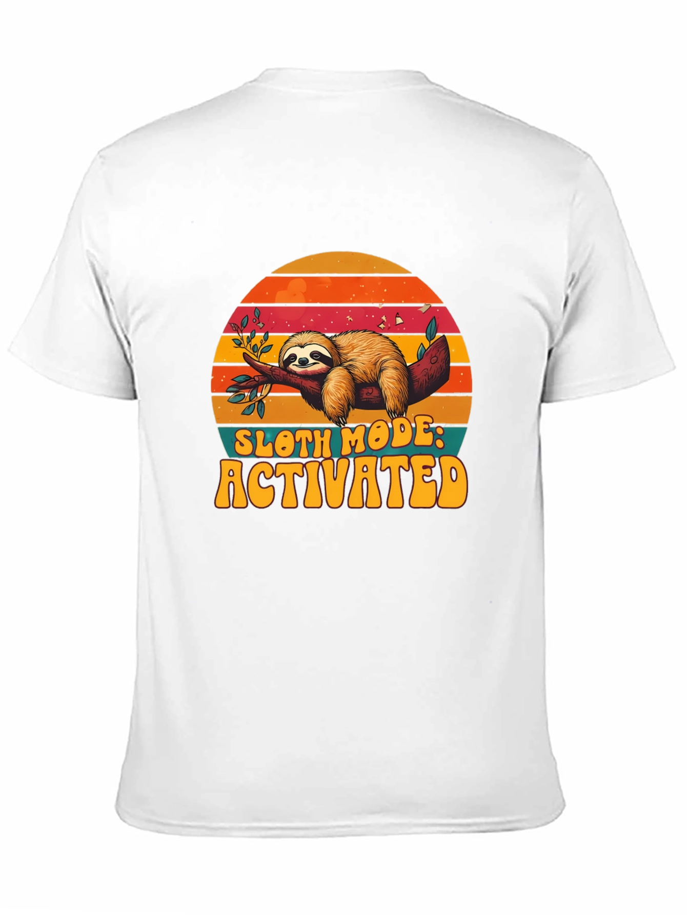 Black Sloth Mode Activated T-Shirt - Relaxed Fit view 11