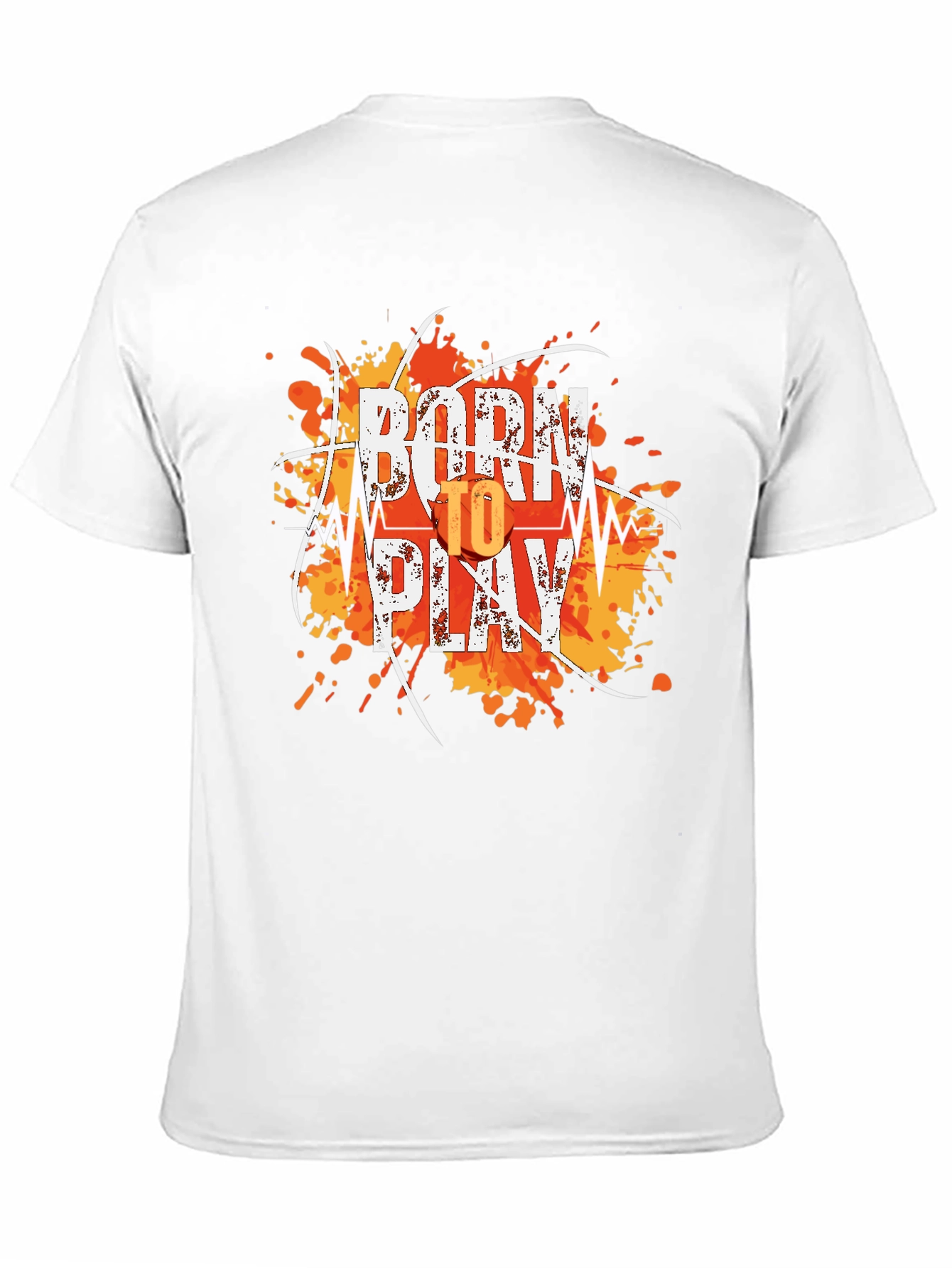 Black Born to Play Graphic T-Shirt - Stylish and Comfortable view 11