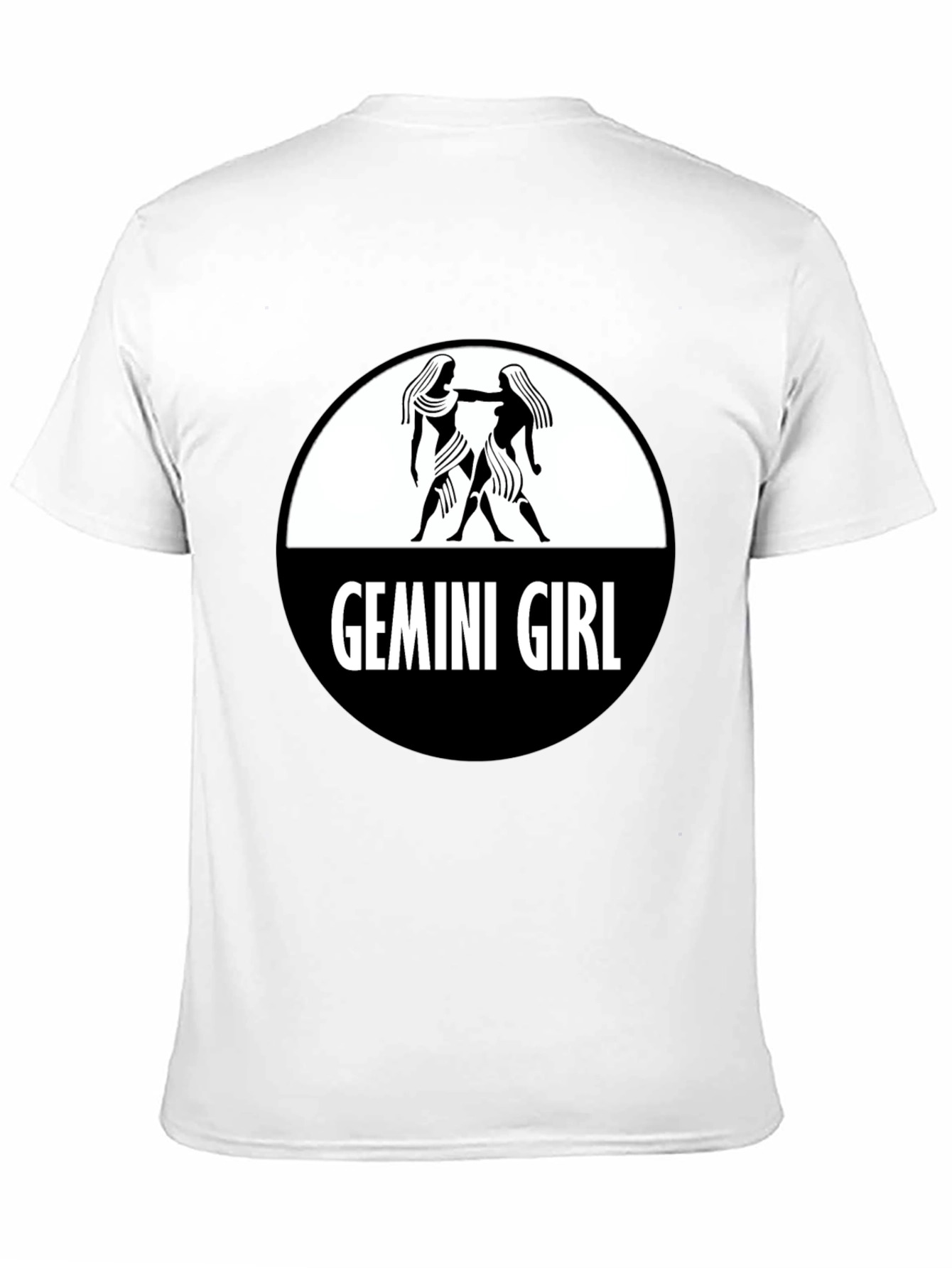 Black Gemini Girl Graphic Tee - Black T-Shirt view 11