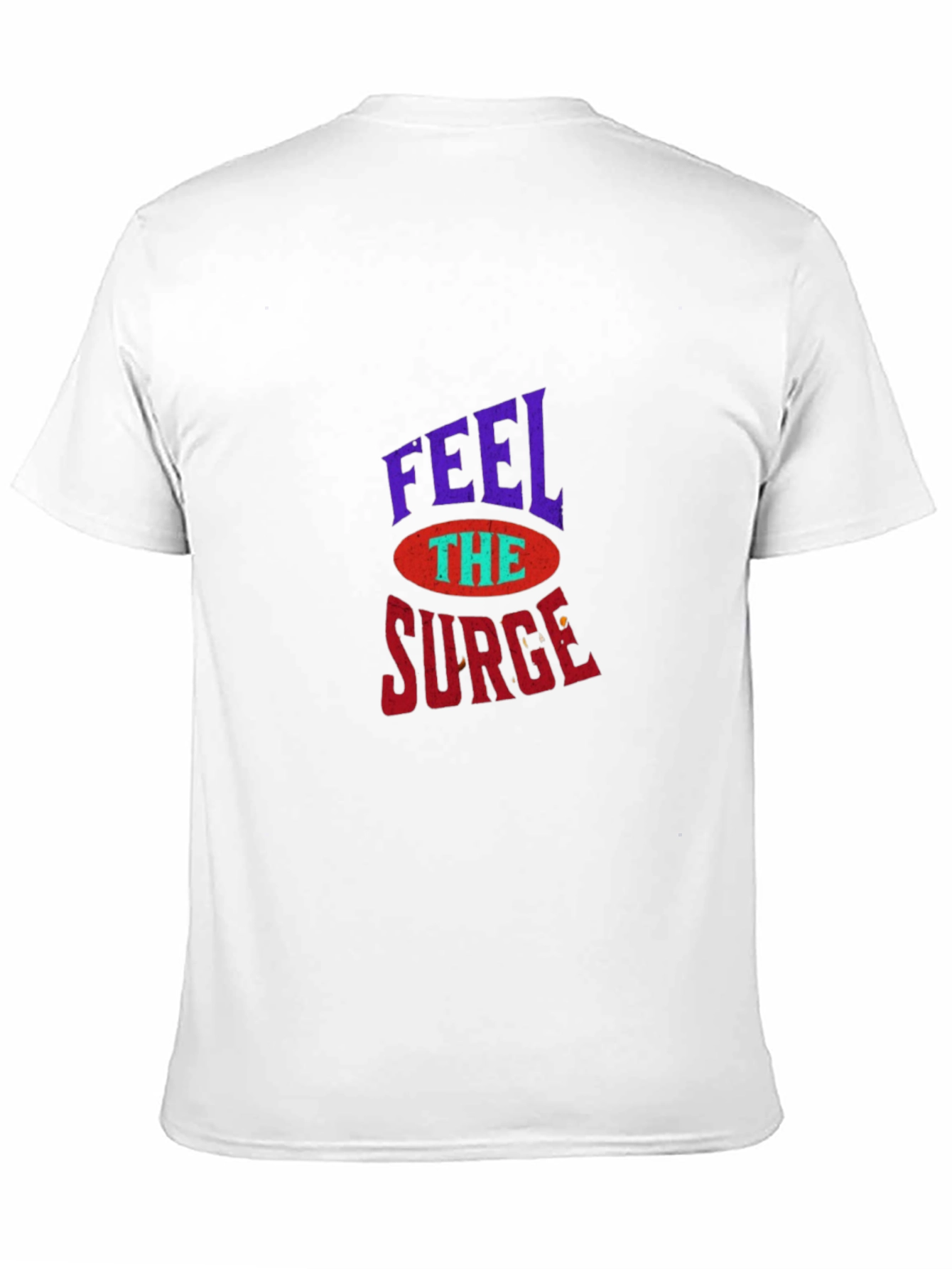Black Feel The Surge Graphic Tee - Retro Style T-Shirt view 11