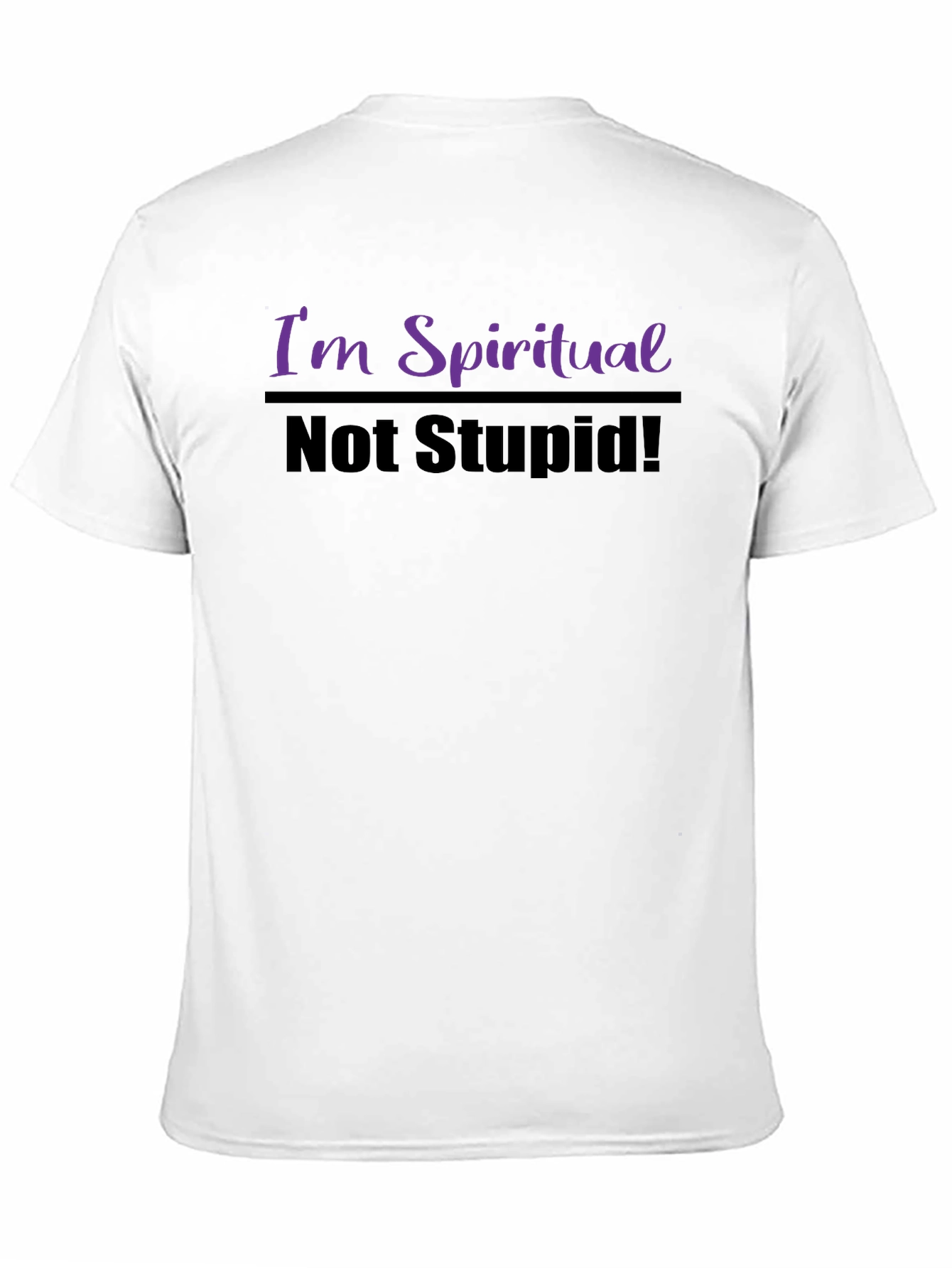 Black Spiritual But Not Stupid Graphic T-Shirt view 11