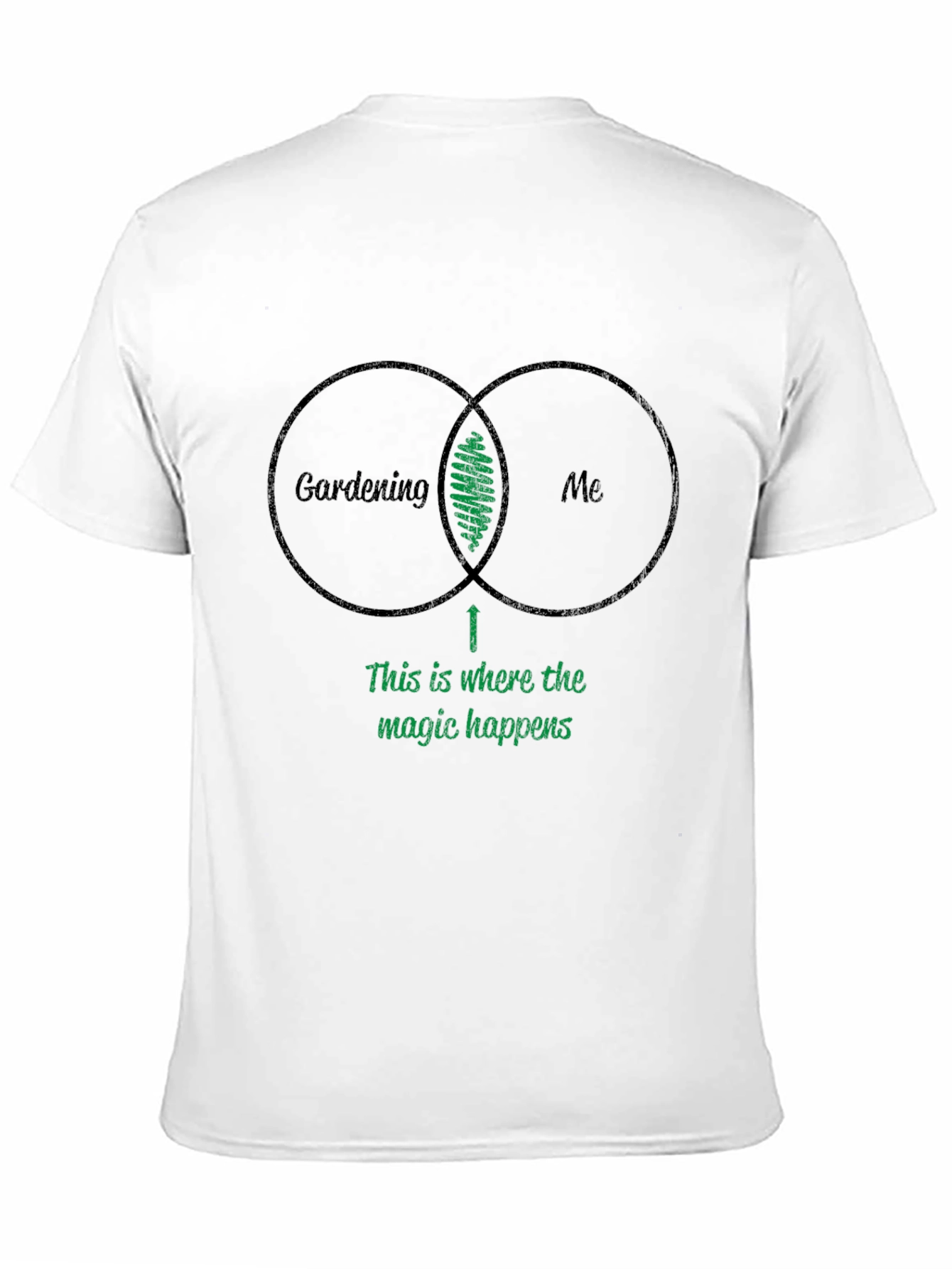 Gardening & Me Venn Diagram T-Shirt - 11