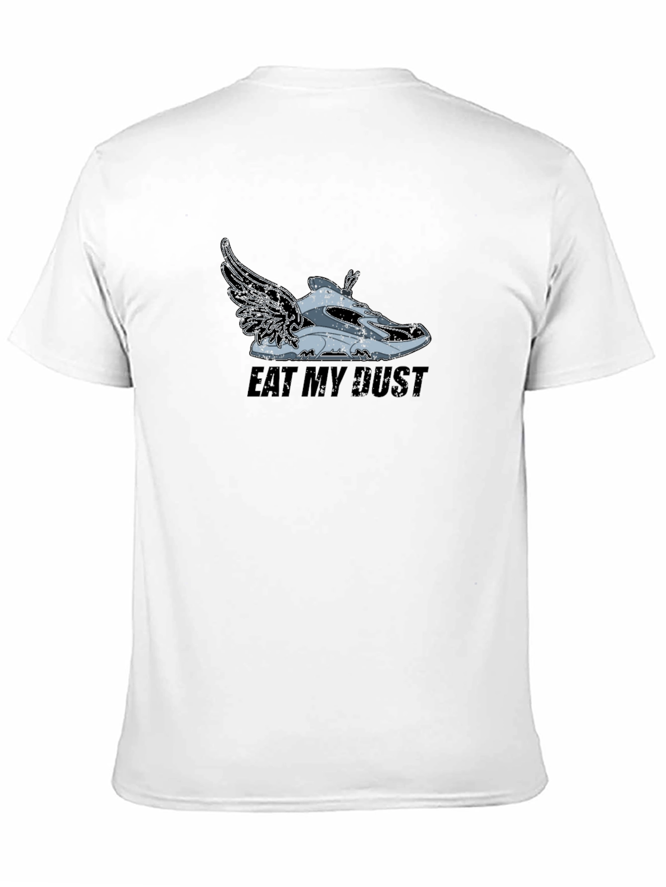 Black Eat My Dust Sneaker Graphic Tee - Black view 11
