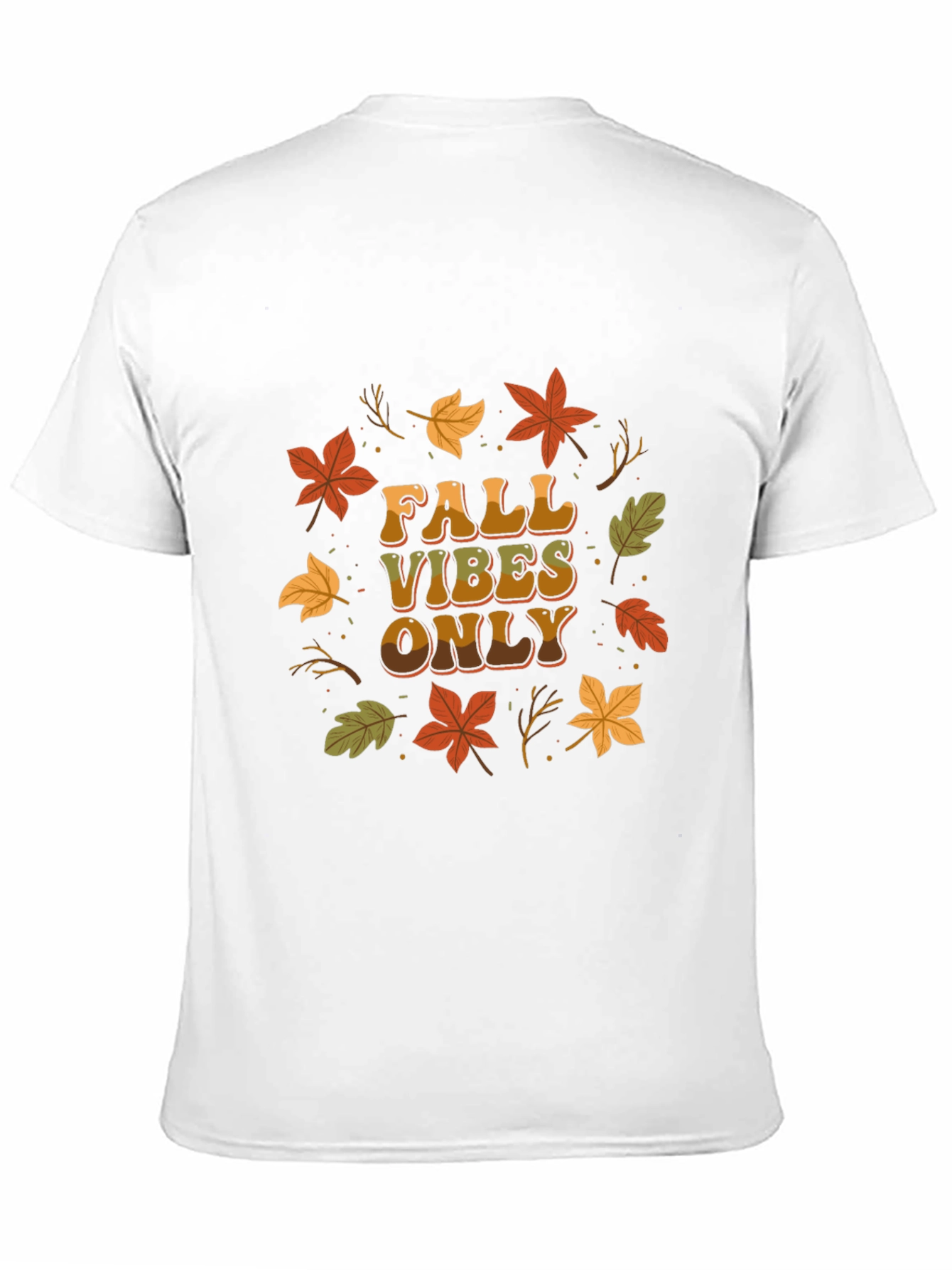 Black Fall Vibes Only Graphic Tee view 11