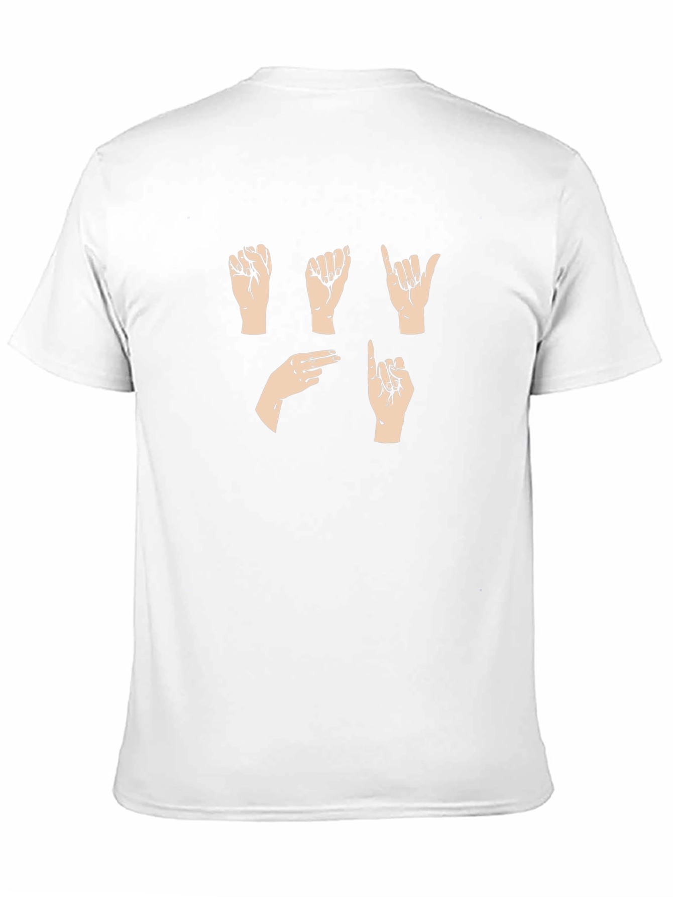 Black Sign Language Graphic Tee - Black view 11