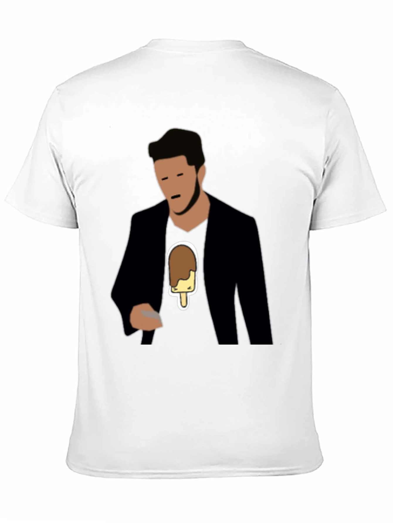 Black Cool Graphic Tee - Ice Cream Man view 11