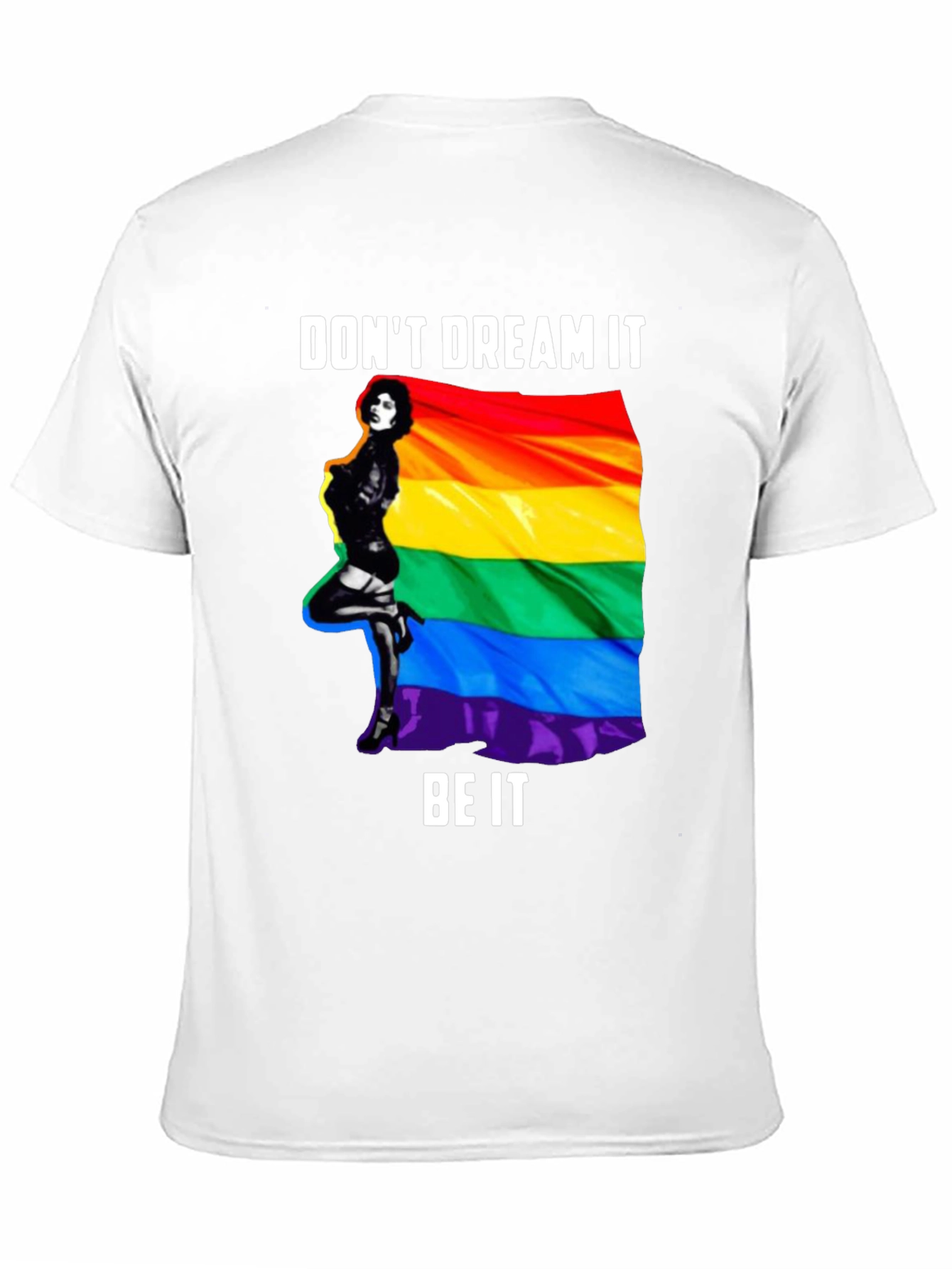 Black Don't Dream It Be It Pride T-Shirt view 11