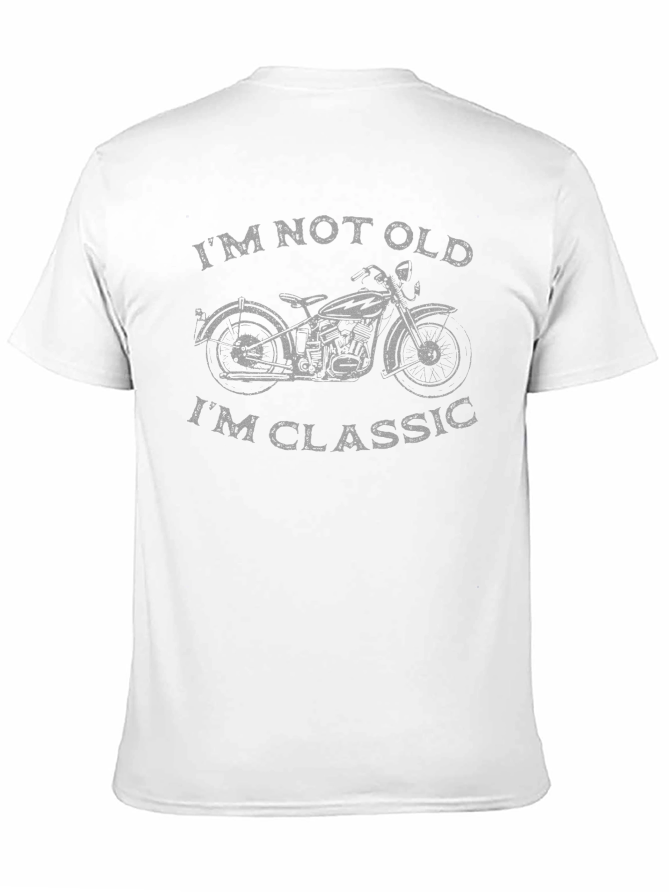 Black I'm Not Old I'm Classic Motorcycle T-Shirt view 11