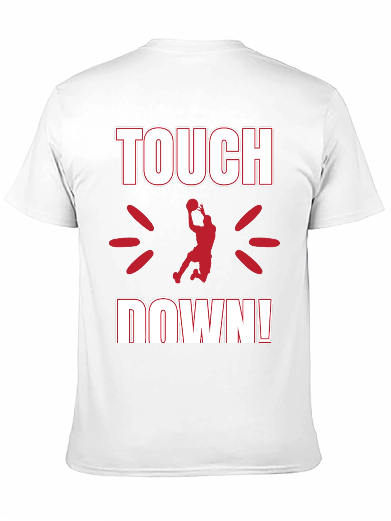 Black Touchdown Graphic Tee - Black Cotton Jersey view 11