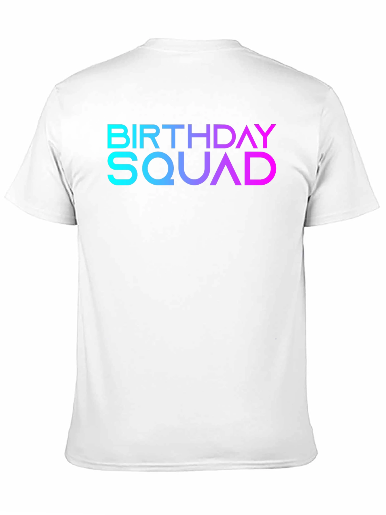 Black Birthday Squad Graphic T-Shirt view 11