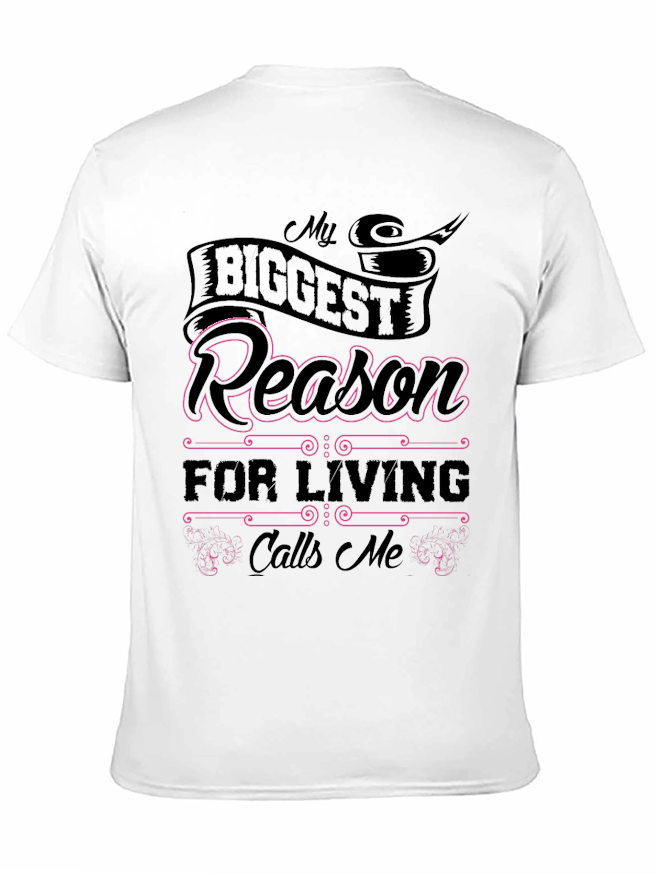Black My Biggest Reason T-Shirt view 11