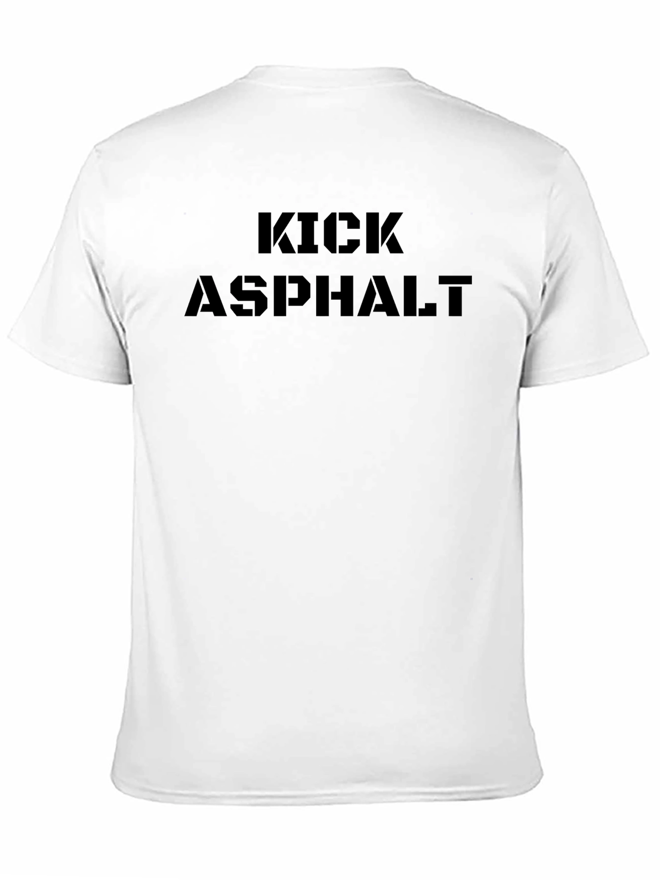 Black Kick Asphalt T-Shirt - Motivational Tee view 11