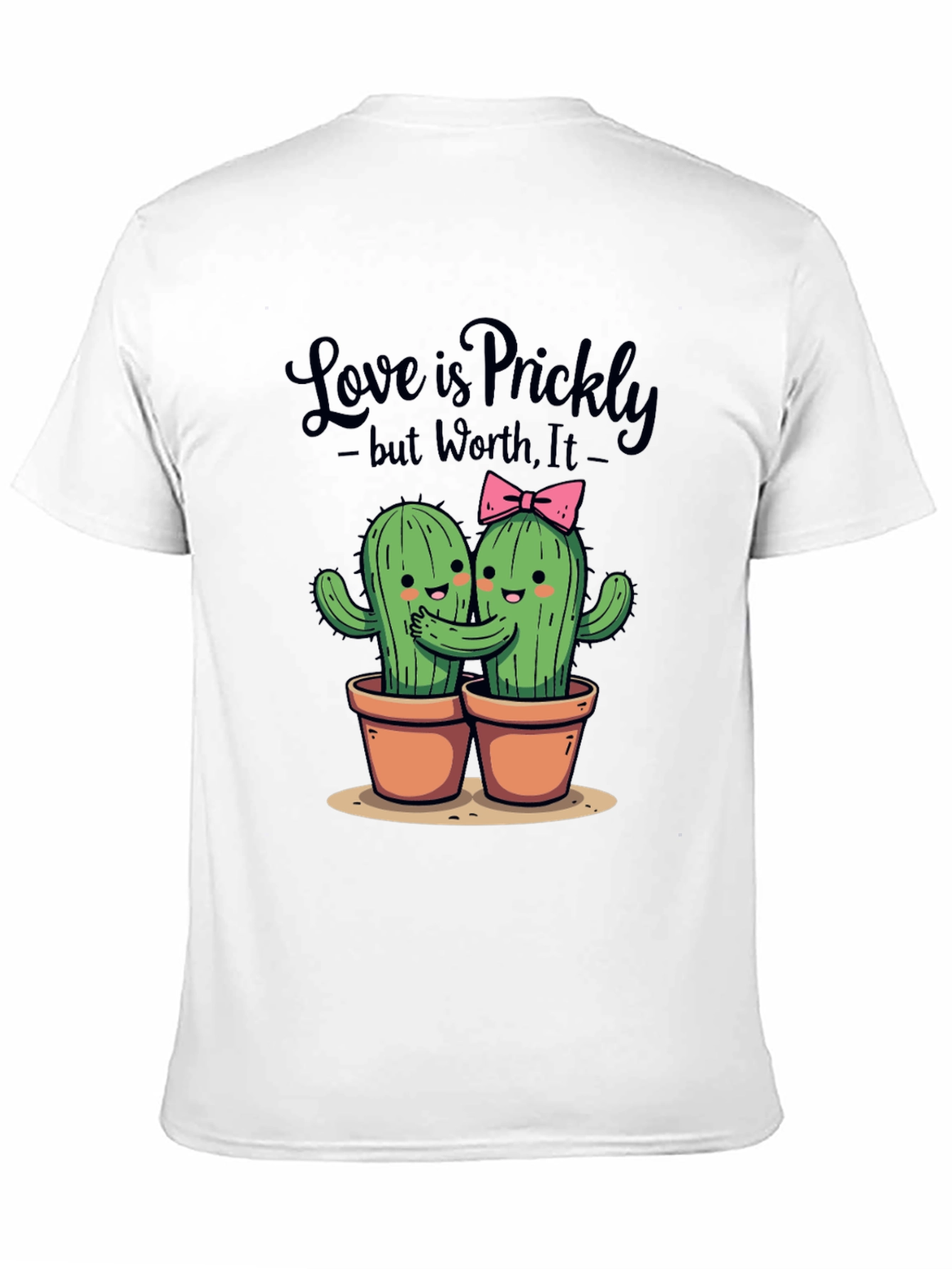 Black Love is Prickly T-Shirt - Cute Cactus Design view 11