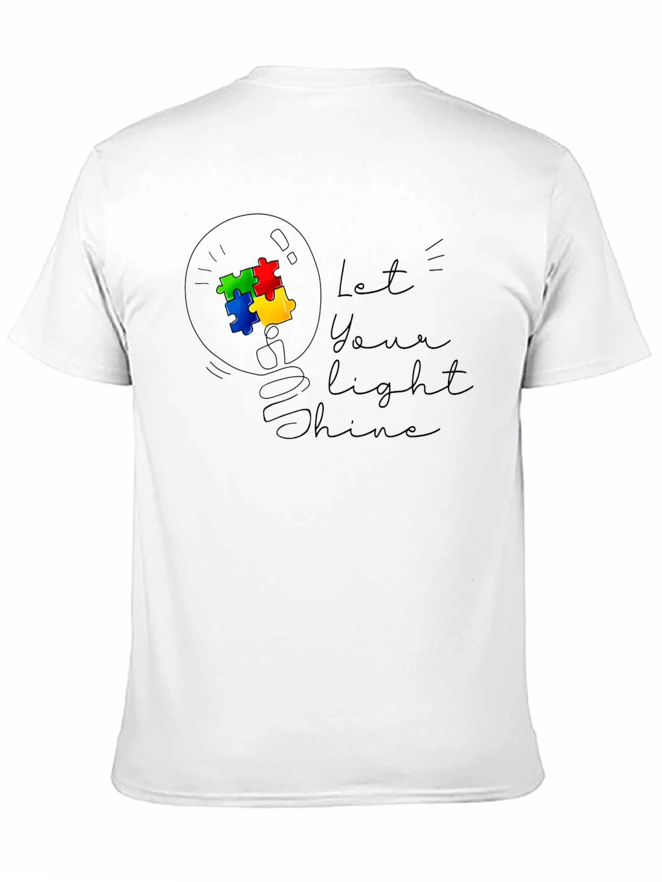 Autism Awareness T-Shirt - Let Your Light Shine - 11