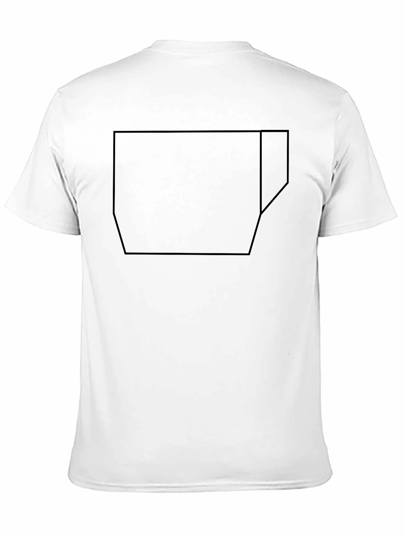 Black Men's Solid Black Casual T-Shirt view 11