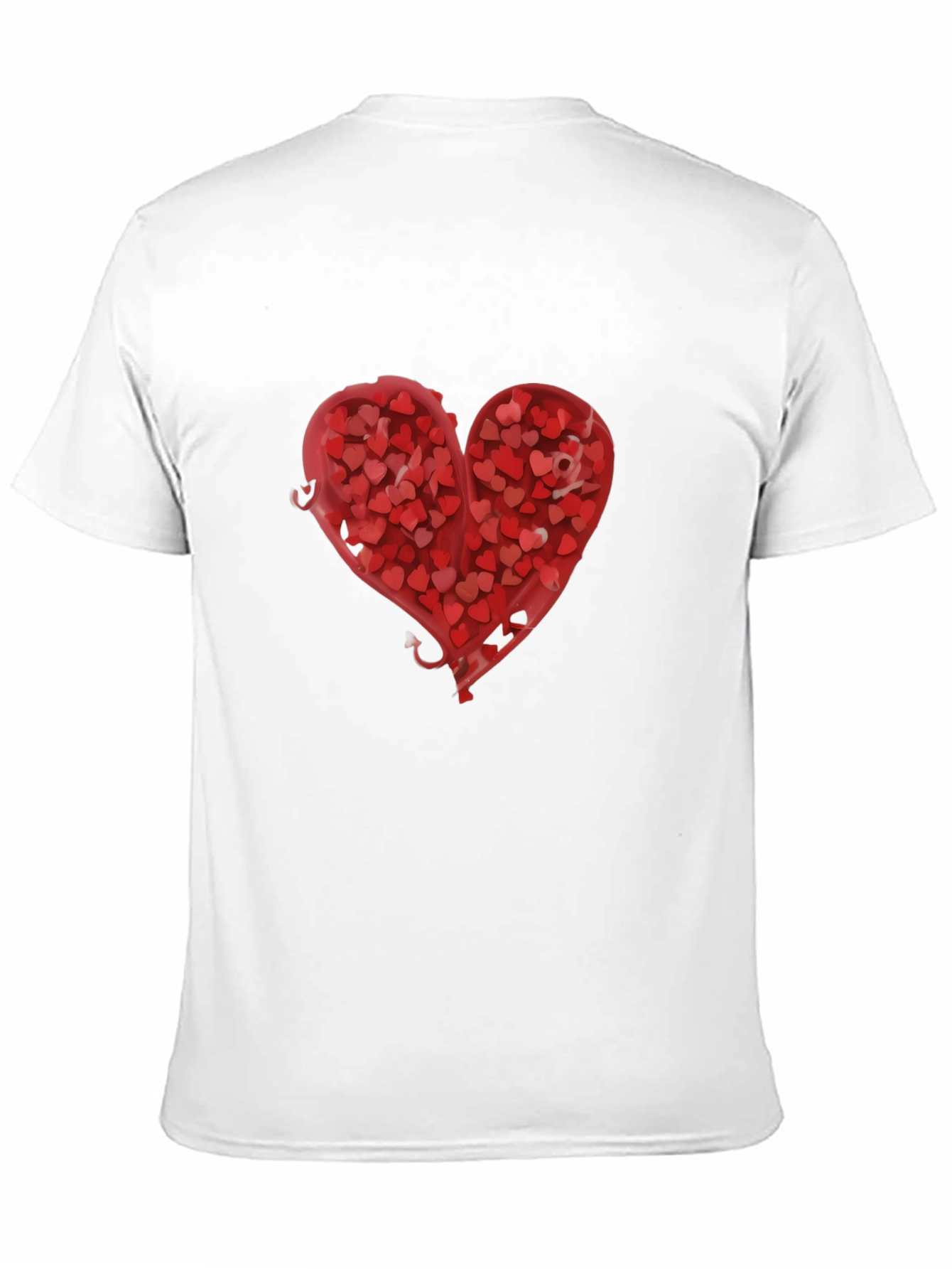 Black Heart Full of Hearts Graphic T-Shirt view 11