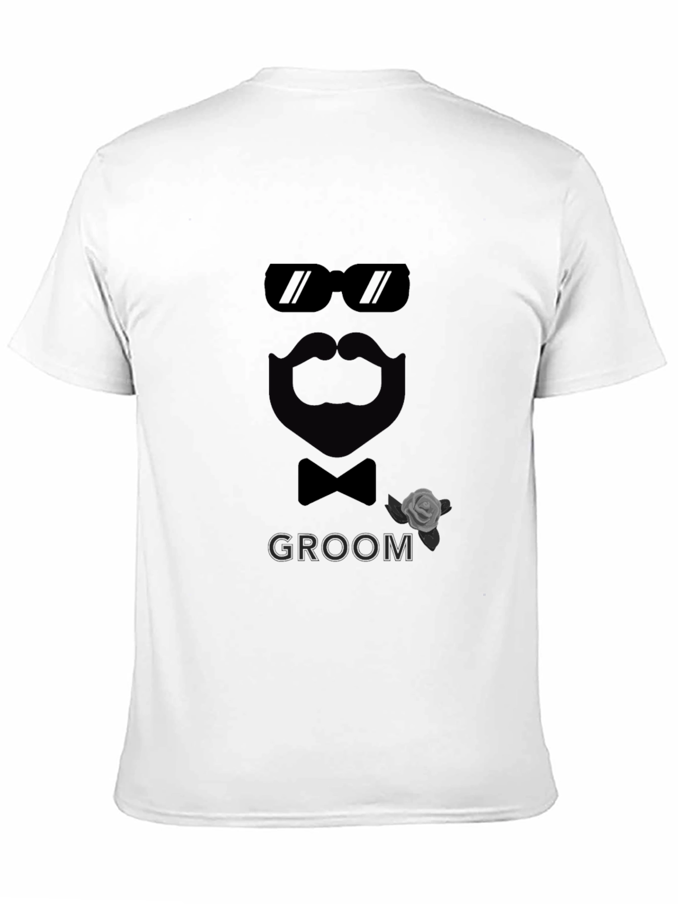 Black Groom Graphic T-Shirt - Stylish Wedding Apparel view 11