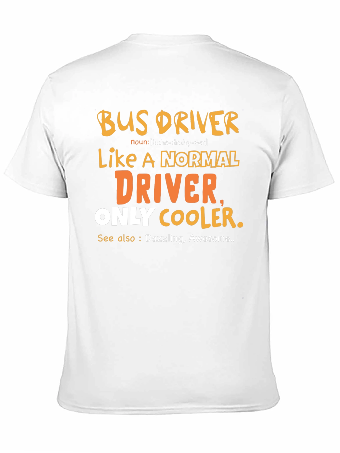 Black Bus Driver Graphic Tee - Cool & Awesome view 11