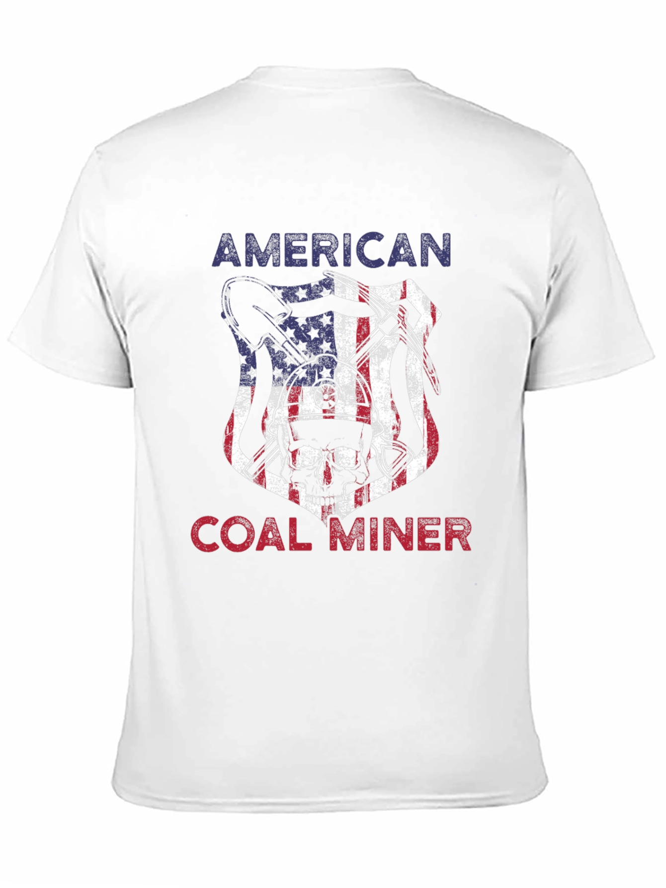 Black American Coal Miner Graphic Tee view 11