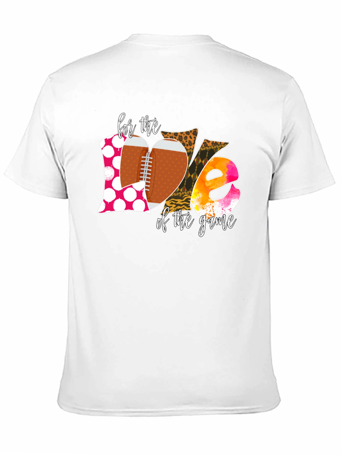 Black Football Game Day Love Graphic Tee view 11