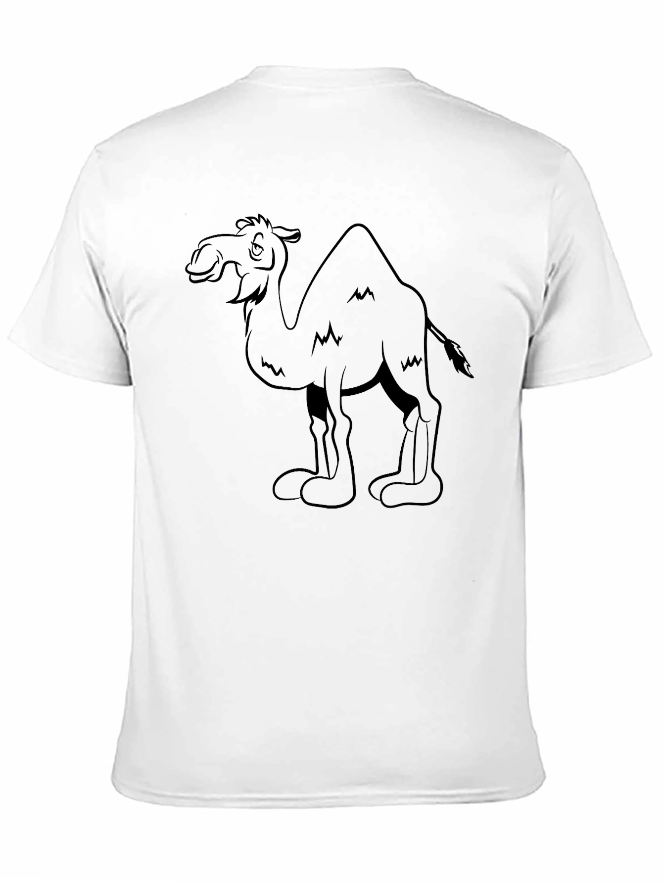 Black Camel Graphic Tee - Black Cotton T-Shirt view 11