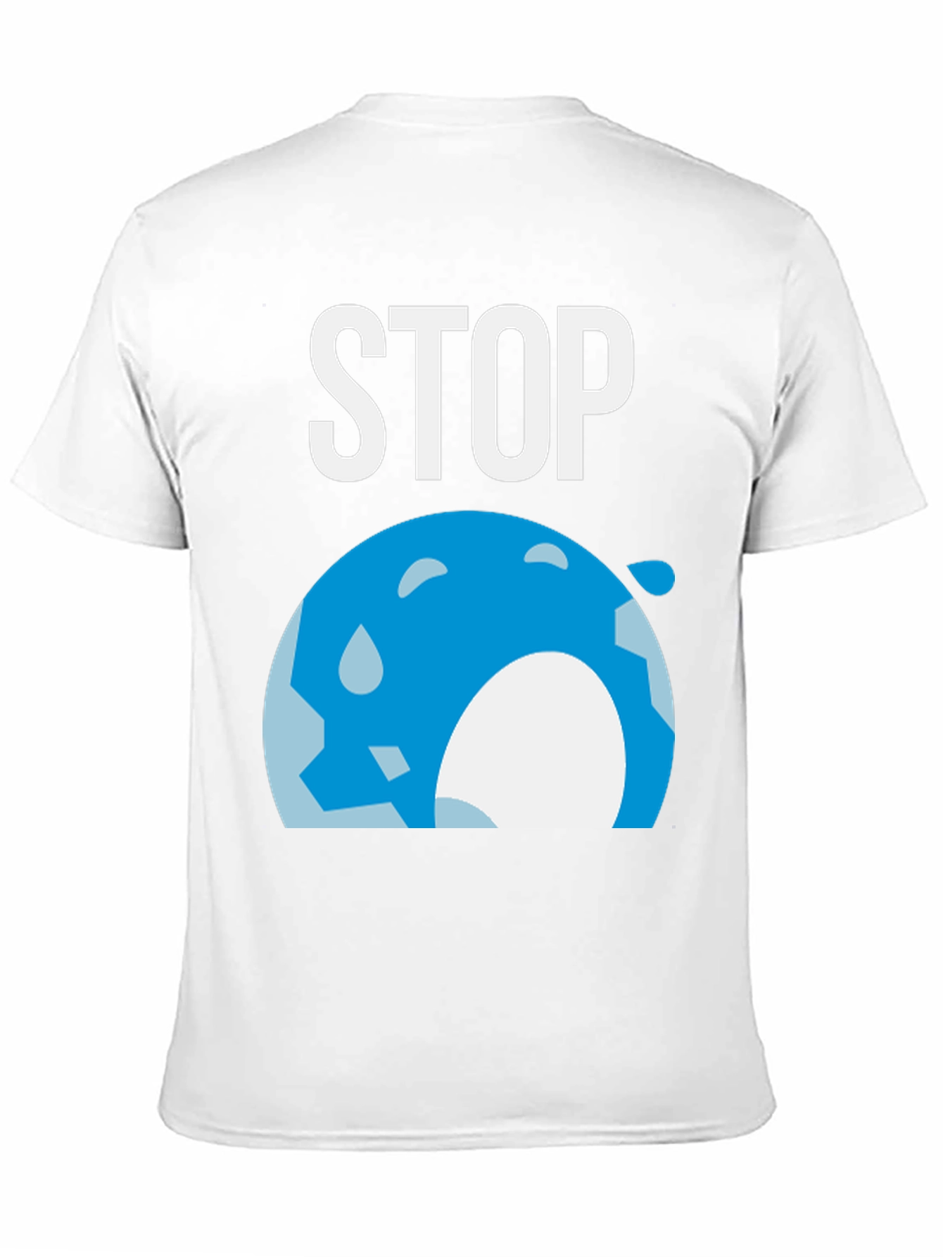 Black Stop Global Warming Graphic T-Shirt view 11