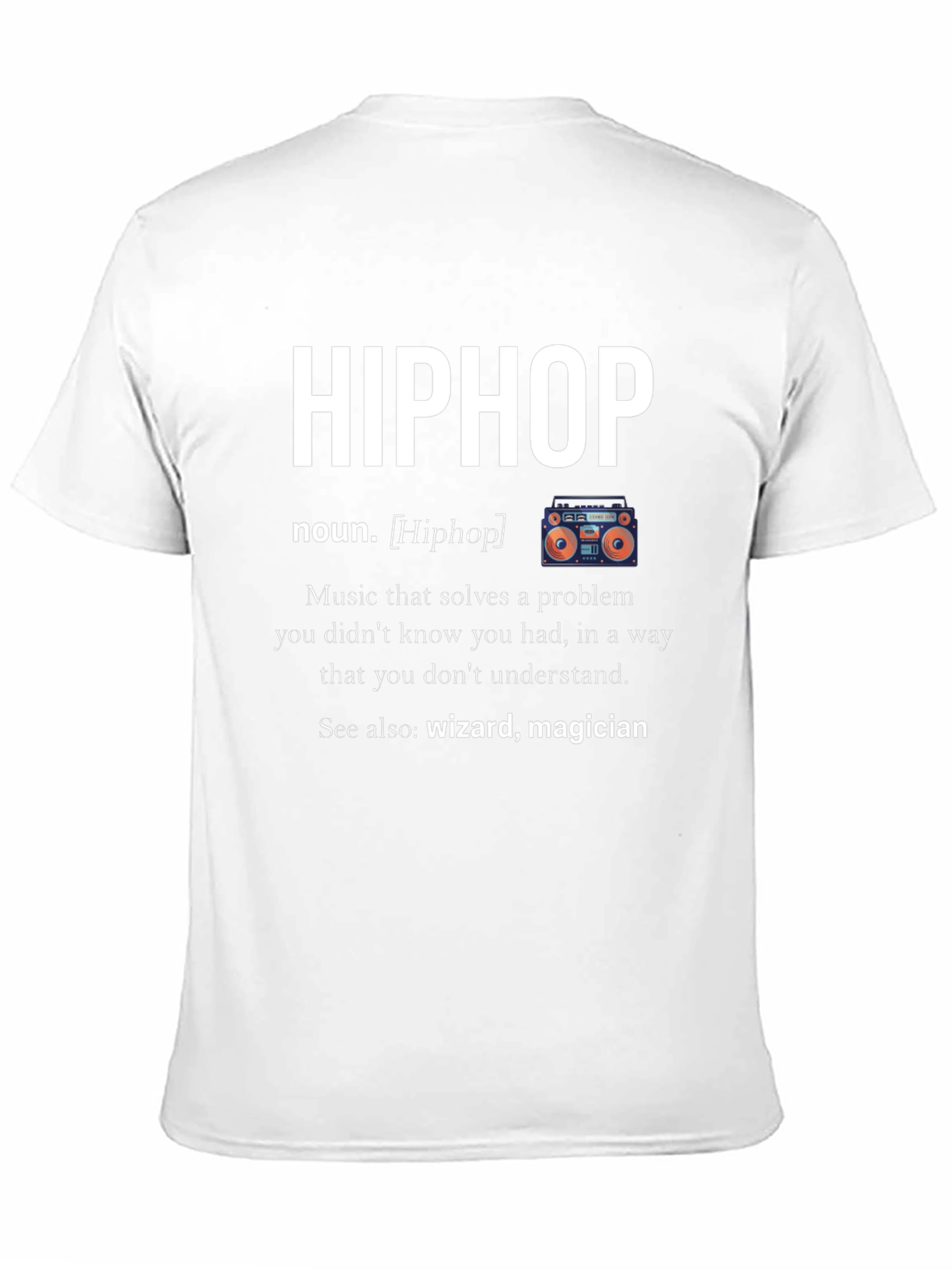 Black Hiphop Definition Black T-Shirt view 11