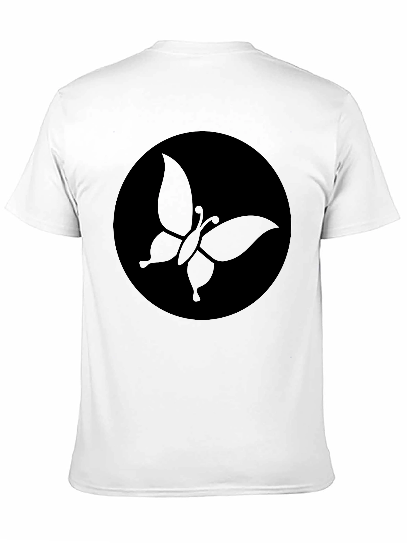 Black Butterfly Graphic Tee - Modern Black Shirt view 11