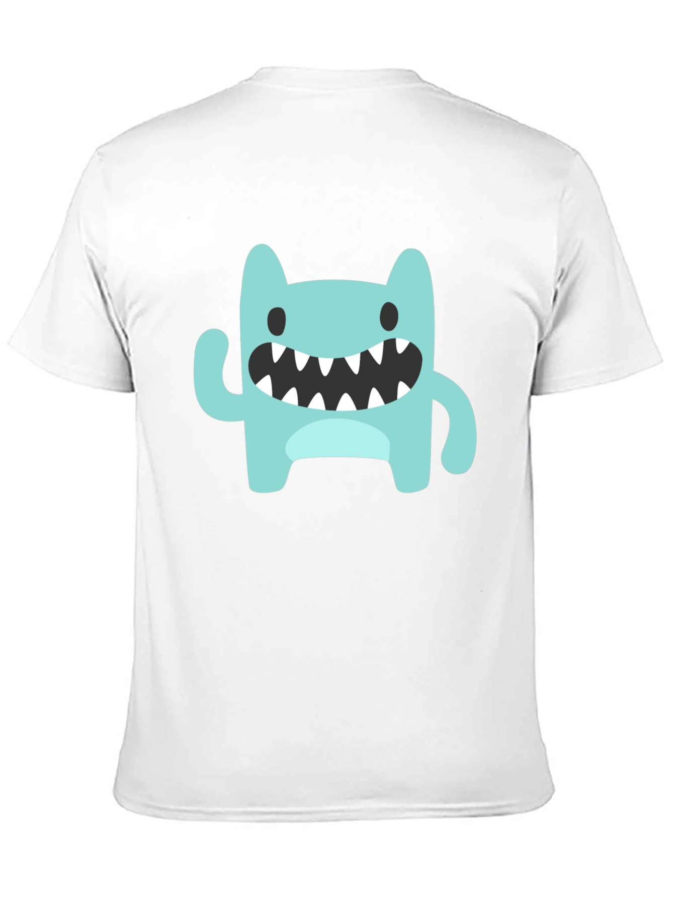 Black Monster Graphic Black Tee | Fun Casual Wear view 11