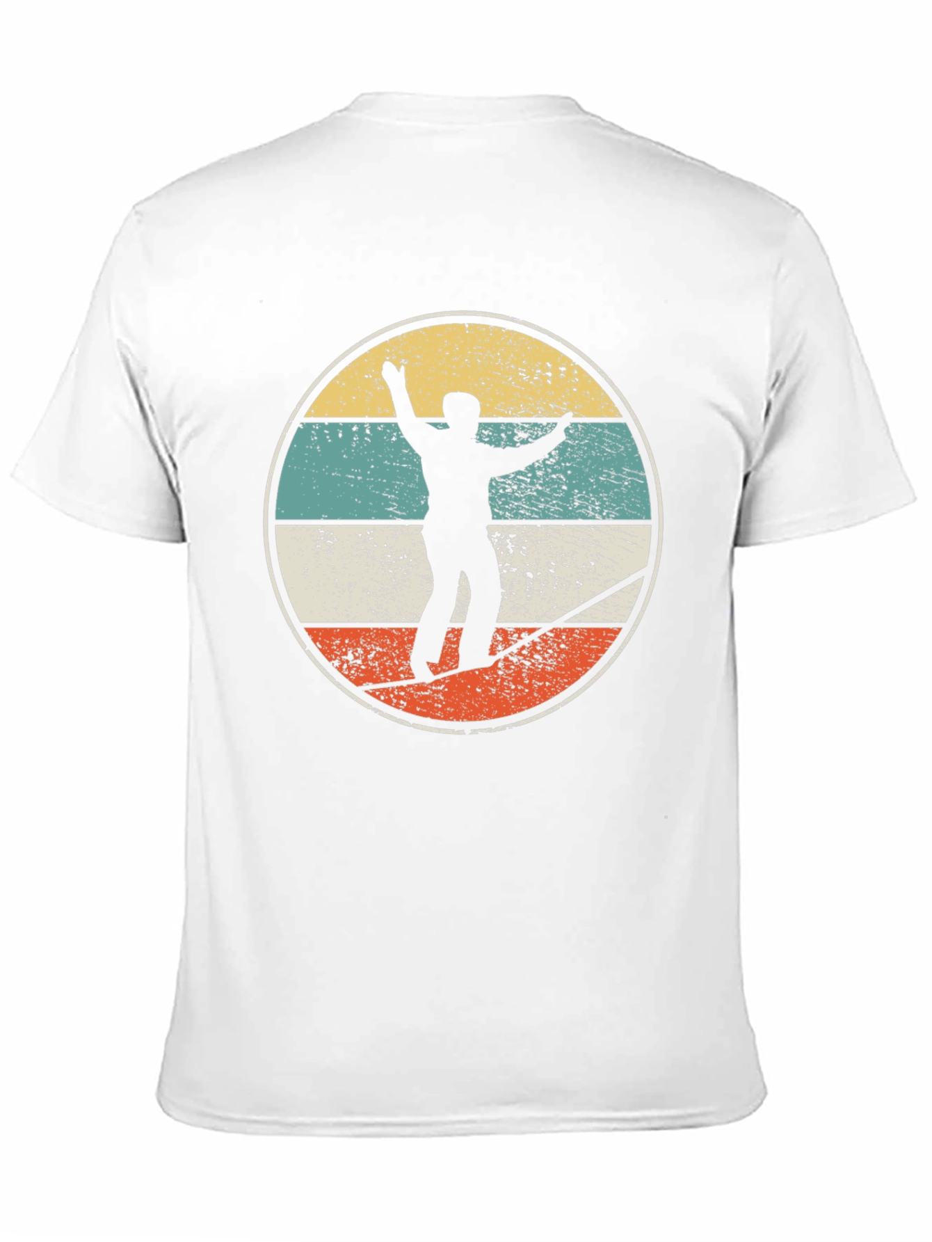 Black Retro Slackline T-Shirt view 11