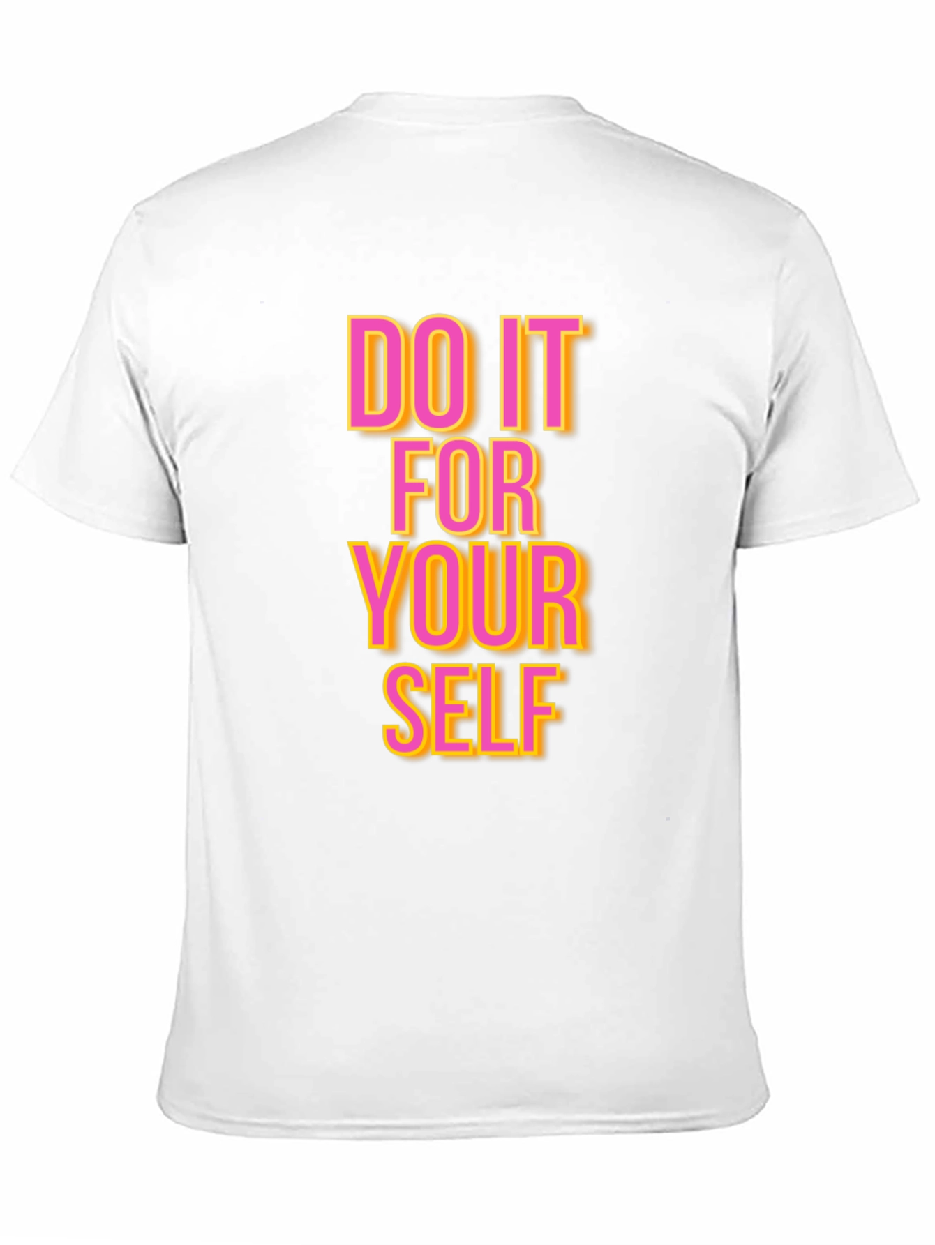 Black Motivational Graphic Tee: Do It For Yourself T-Shirt view 11