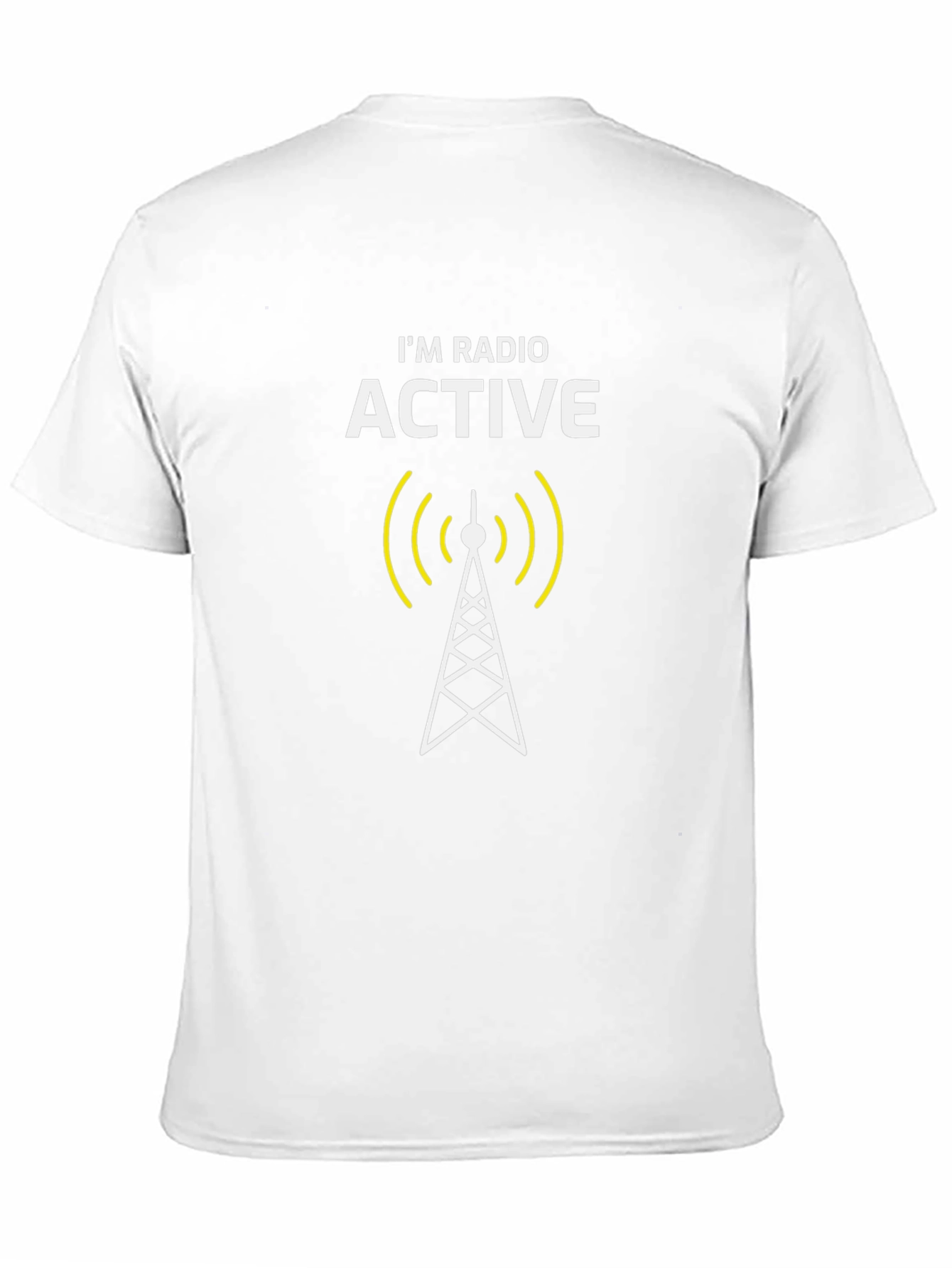 Black I'm Radio Active T-Shirt - Funny Physics Joke Tee view 11
